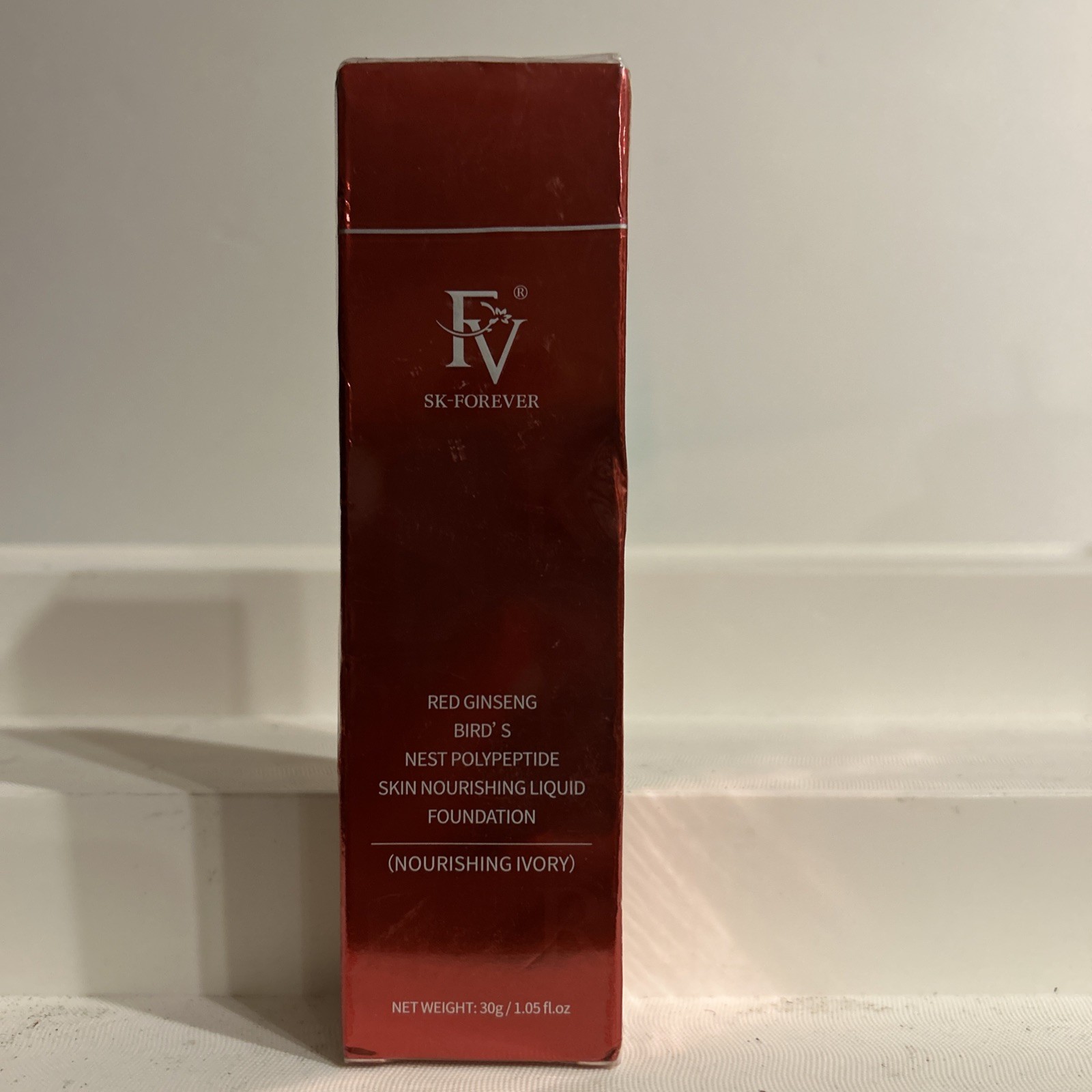 SK Forever Red Ginseng Bird’s Nest Polypeptide Skin Nourishing Foundation IVORY