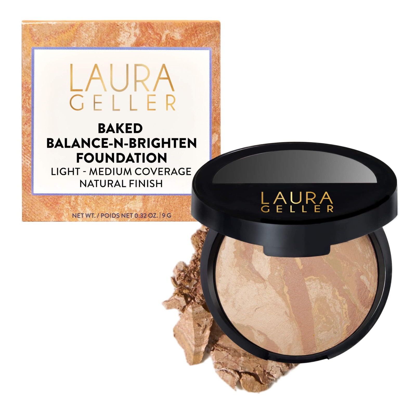 AwardWinning Baked BalancenBrighten Color Correcting Powder Foundation – Hand…