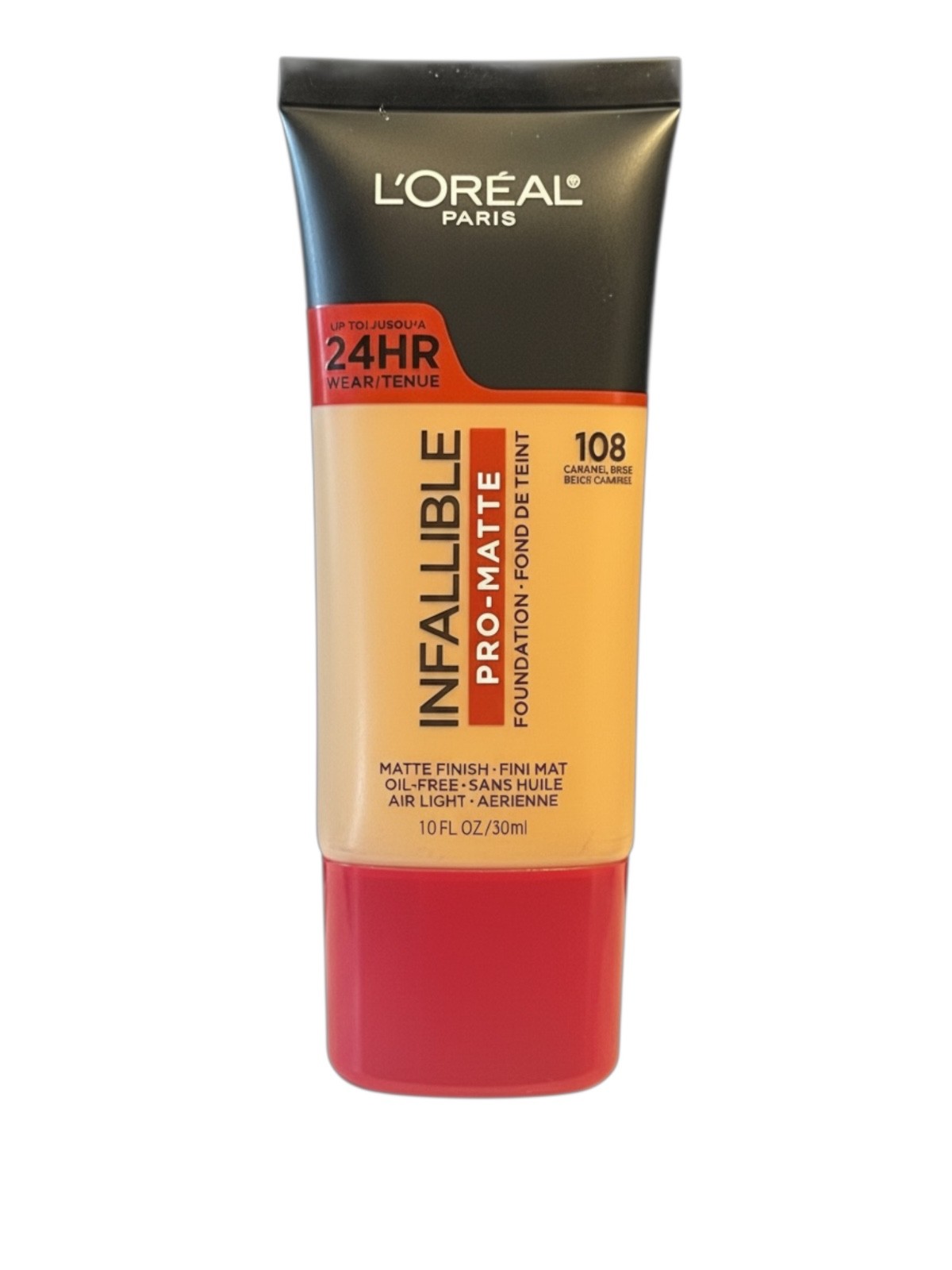 L’Oreal PARIS Makeup INFALLIBLE Pro-Matte Longwear Foundation 1oz Shade 108
