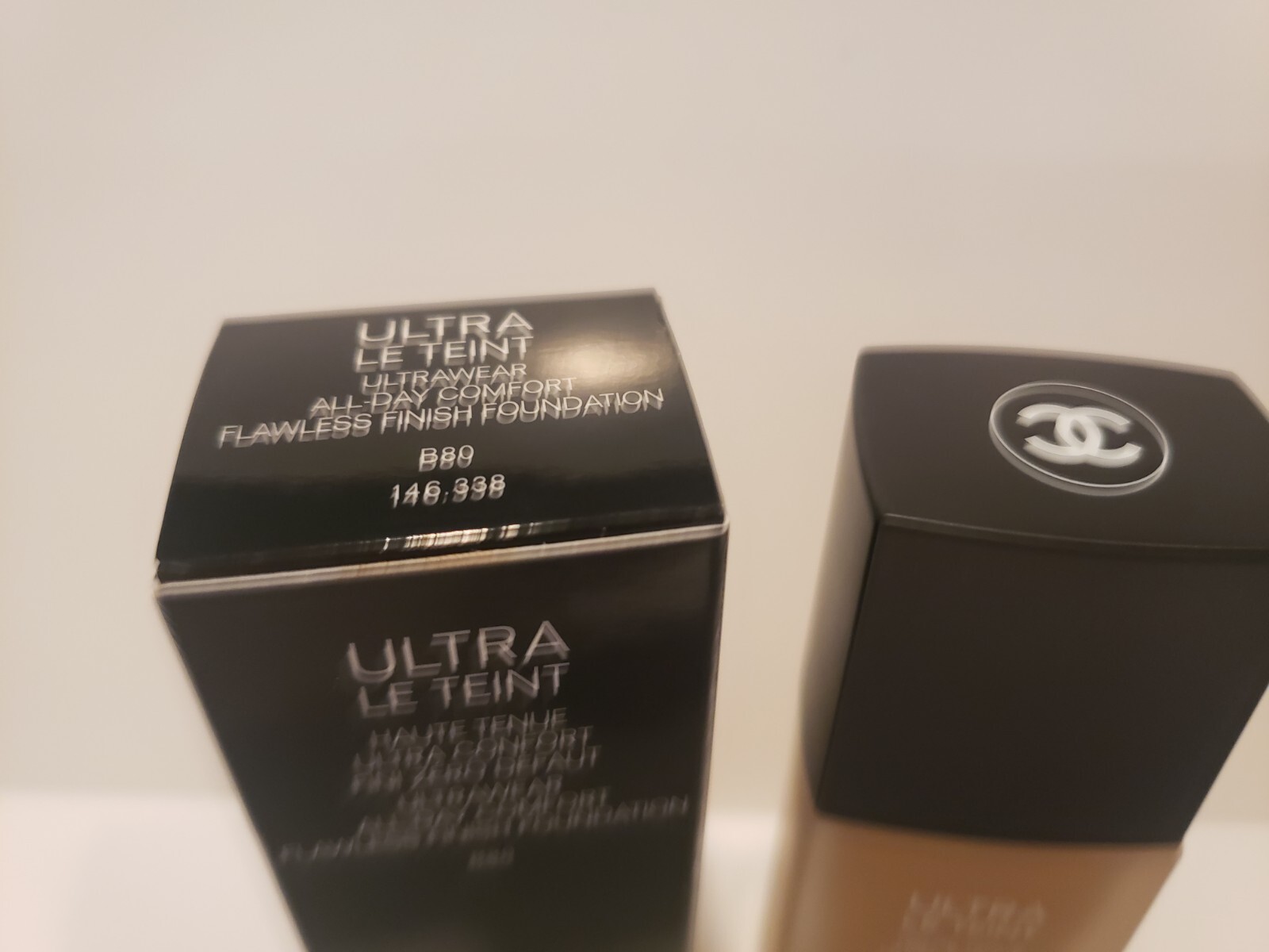 Chanel~Ultra Le Teint ~ Ultrawear~All Day Comfort Liquid Foundation ~B80~ NIB