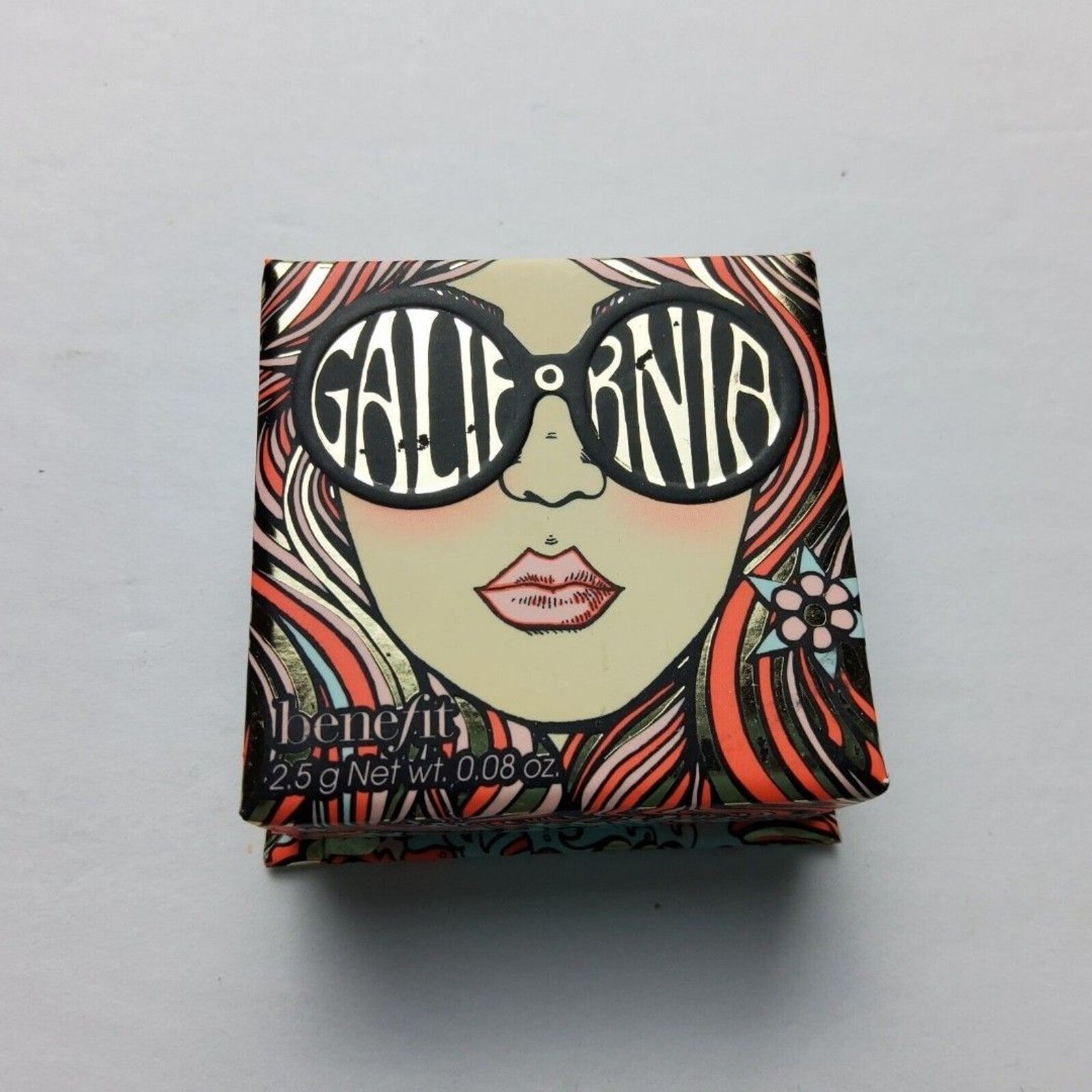 Benefit California Golden Pink Blush Mini Brush 2.5g Travel Size