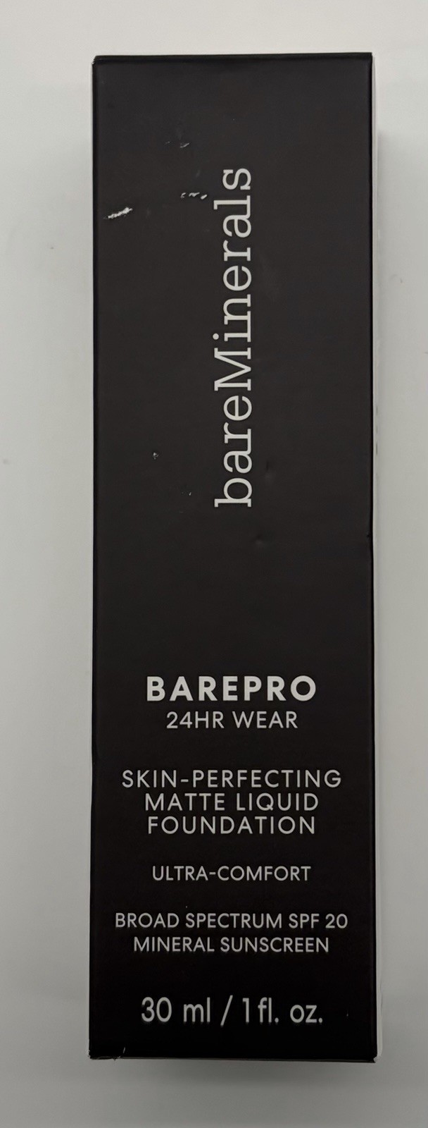 BAREMINERALS BarePro 24HR Matte Liquid Foundation Fair 10 Warm Mineral SPF 20