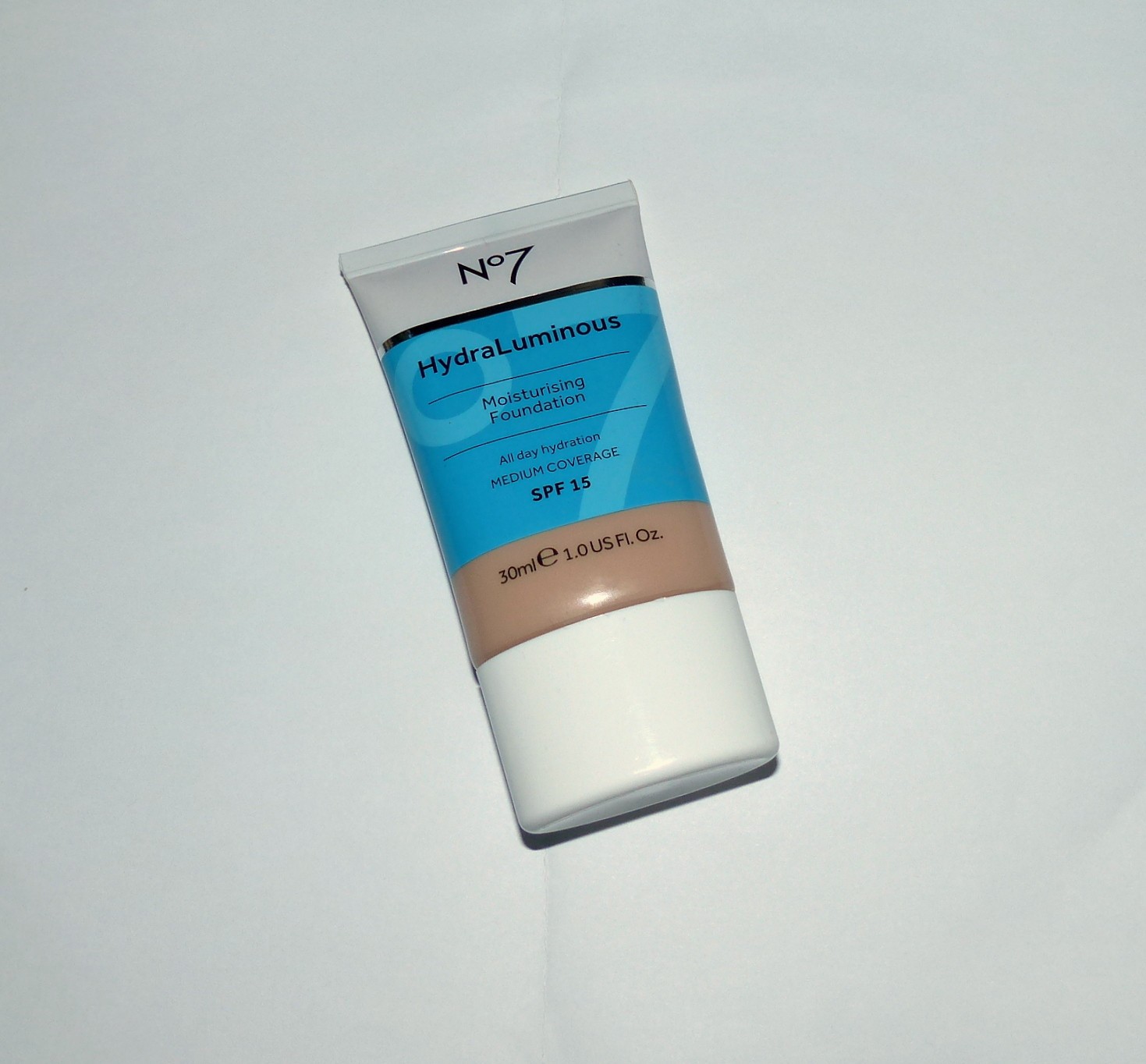 No7 HydraLuminous Moisturising Foundation 30ml, SPF15 Cool Vanilla Medium Cover