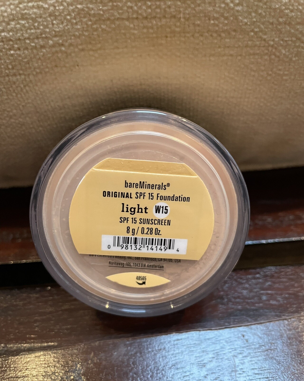BareMinerals Original Loose Powder Foundation ‘LIGHT W15 ’ 0 .28oz/8g- SEALED