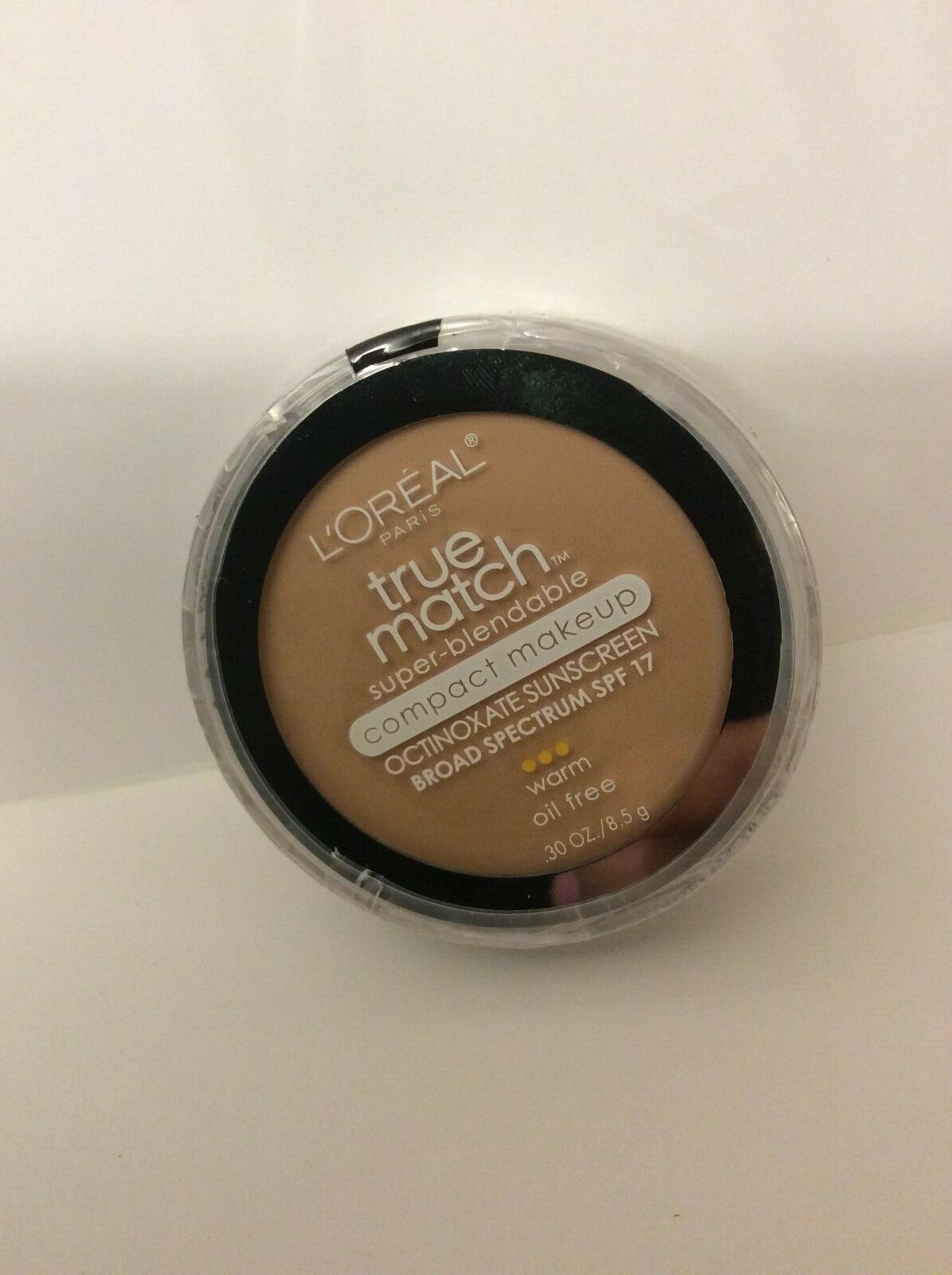 L’Oreal True Match Super-Blendable Compact Makeup (SPF 17) W1 PORCELAIN NEW.