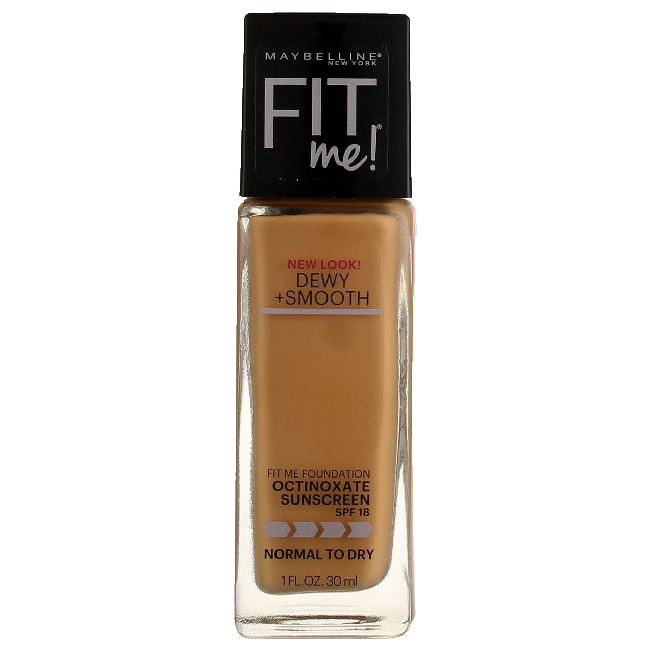 Maybelline Fit Me Dewy + Smooth Liquid Foundation Makeup SPF 18 240 Golden Beige