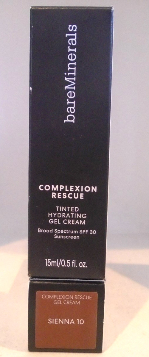 BareMinerals Complexion Rescue Tinted HYDRATING GEL Cream 10 SIENNA 0.5 fl oz