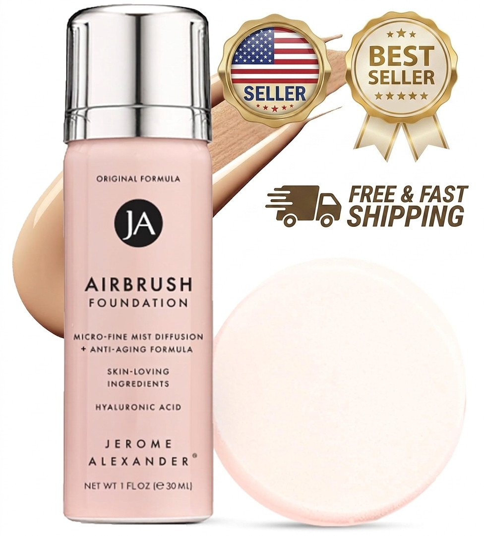 MagicMinerals AirBrush Foundation by Jerome 1 Fl Oz 04 Light Medium Spray Makeup