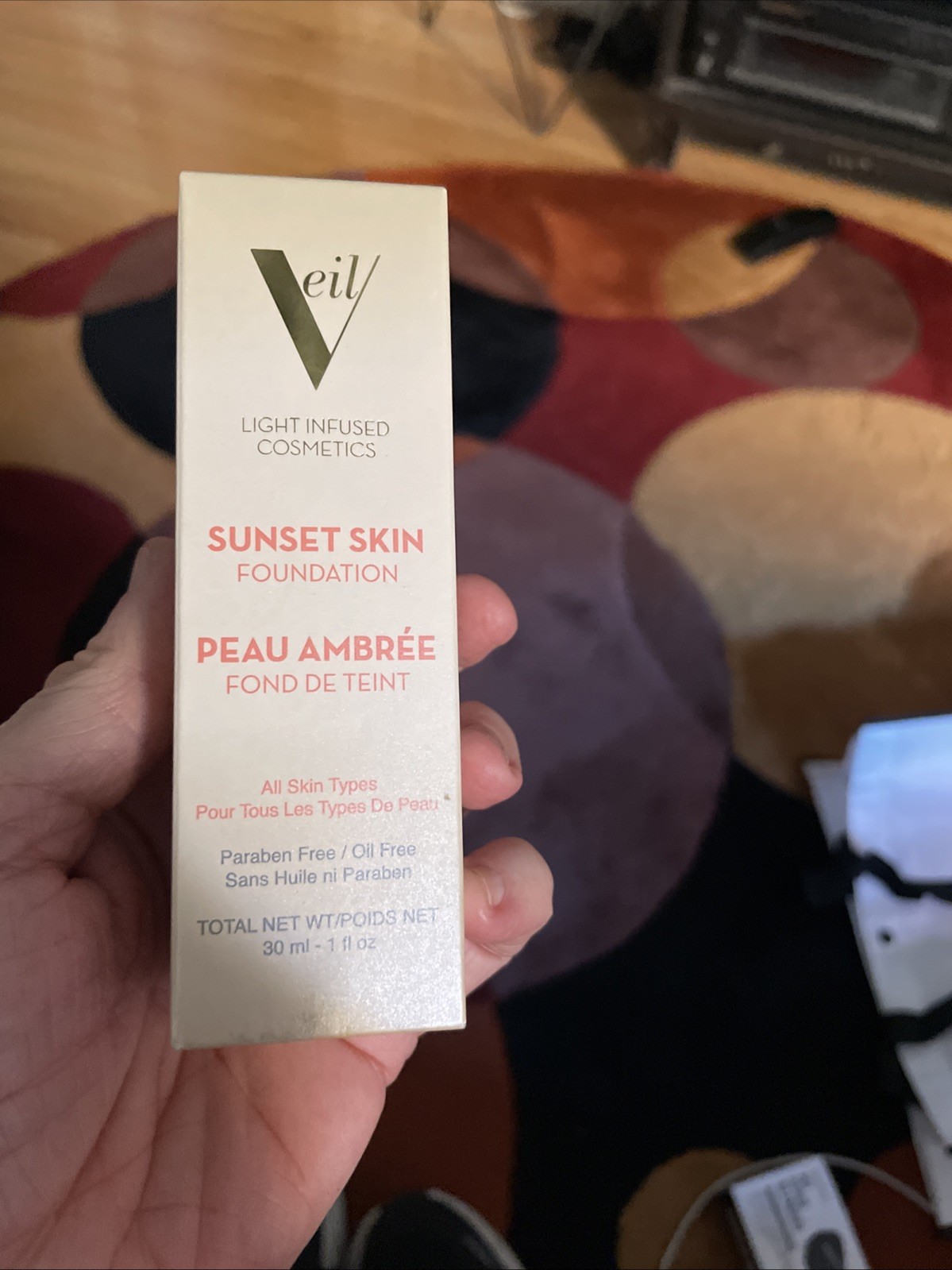 Veil Cosmetics Sunset Skin Liquid Foundation 1 oz. 5G Deep