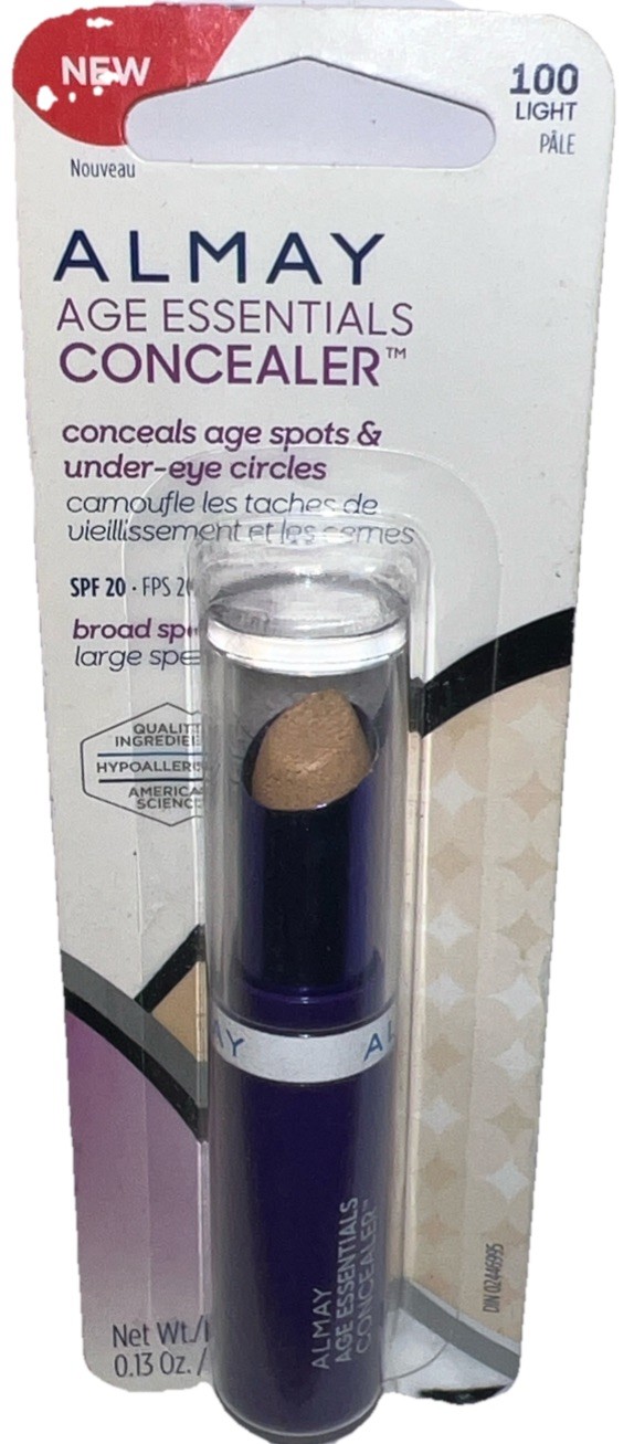 1- Almay Age Essentials Concealer #100 LIGHT (New/Sealed/RARE) See Pics For EXP