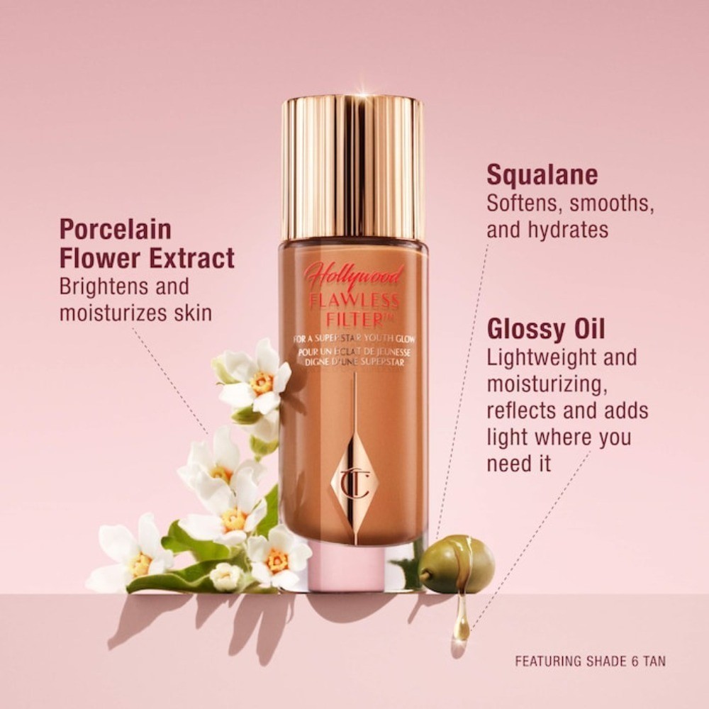 Charlotte Tilbury Authentic Flawless Filter Radiant Mini size 0.18 oz 4 Colors