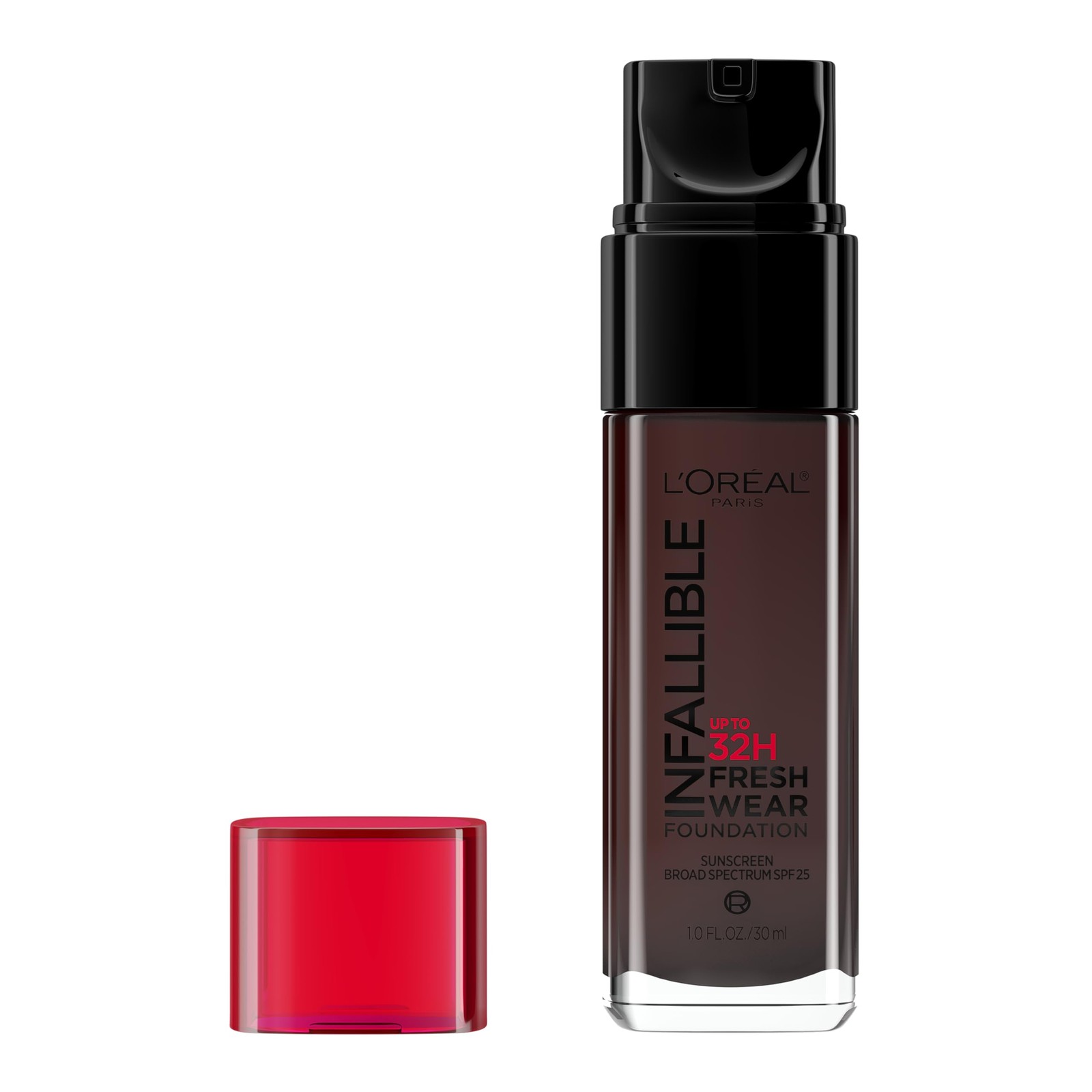 L’Oreal Paris Makeup Infallible Up to 32 Hour Fresh Wear Lightweight, 545 Ebony