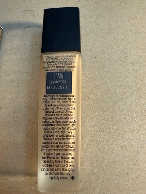 Lancome Teint Idole Ultra Wear Foundation SPF 25 335W NIB 30ml 1.0 oz Exp 11/28