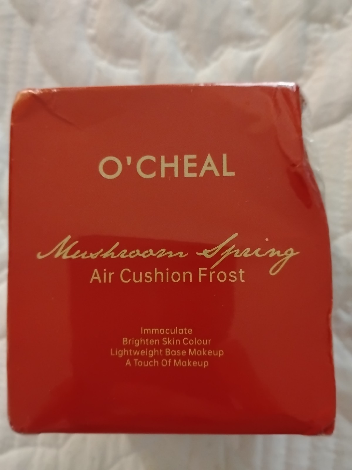 O’CHEAL Mushroom Spring Air Cushion Frost Foundation Cushion Luminous 20g