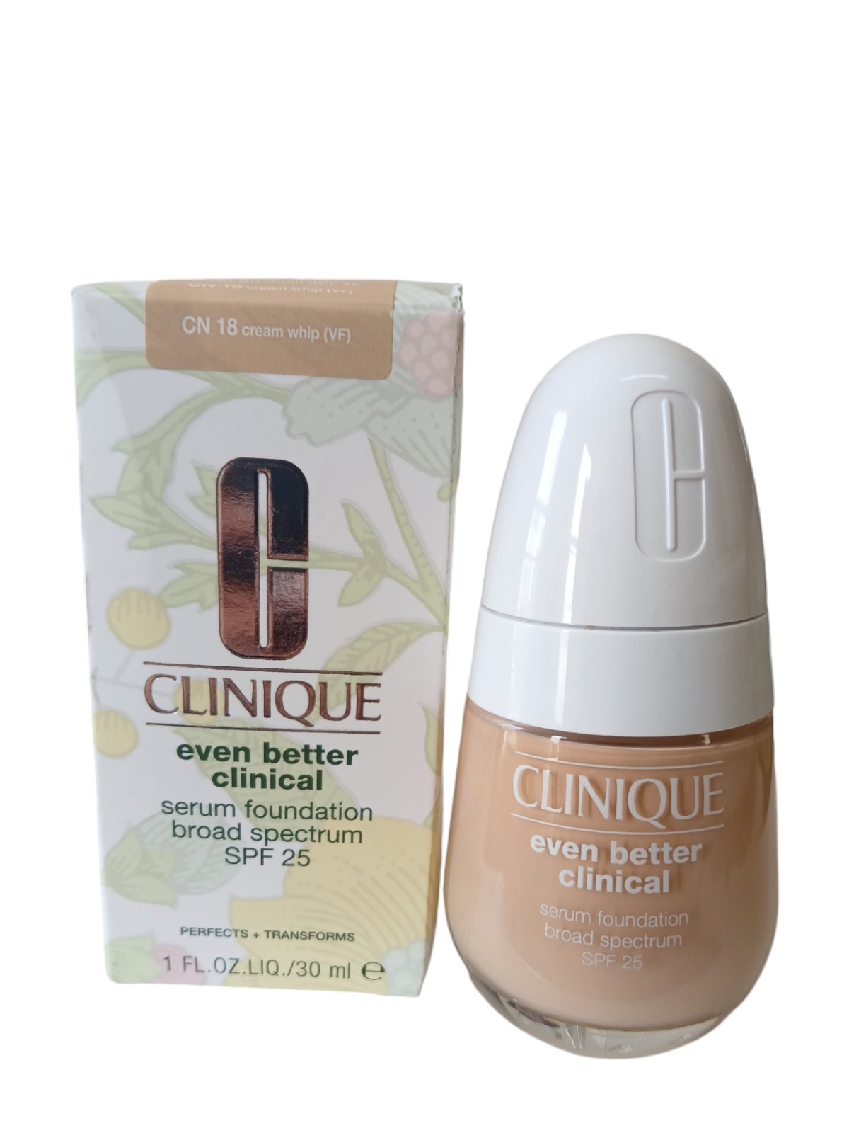 Clinique Even Better Serum Foundation Broad Spectrum Spf 25 , Cn 18 Cream Whip