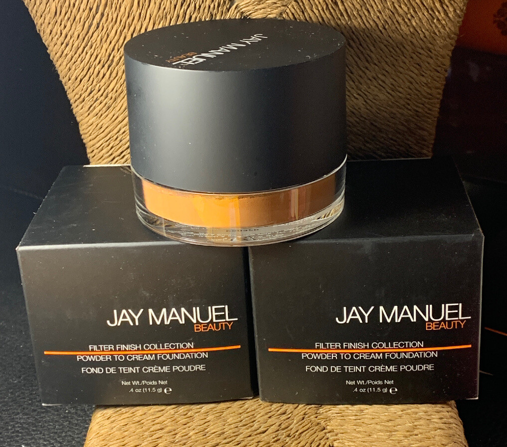 LOT OF 2 Jay Manuel Beauty Powder to Cream Foundation DEEP # 2 NIB