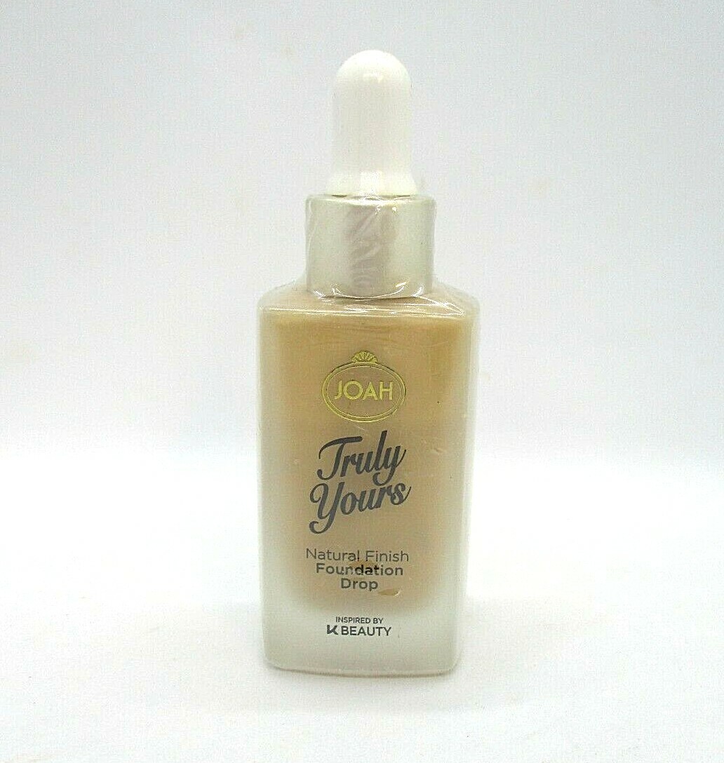 Joah Truly Yours Natural Finish Foundation Drop JLF210 Natural Beige 1.01 oz