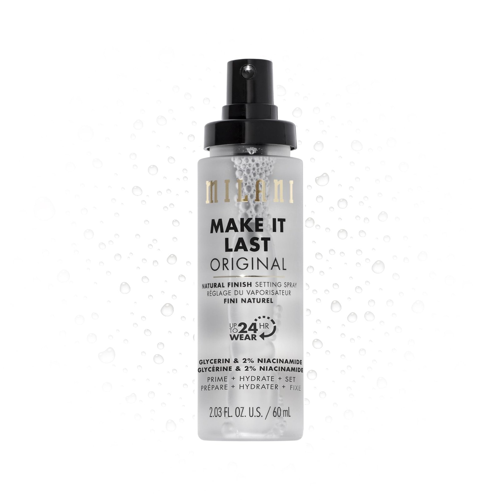 Milani Setting Spray Premiumr Make It Last Original – Natural Finish Niacinamide