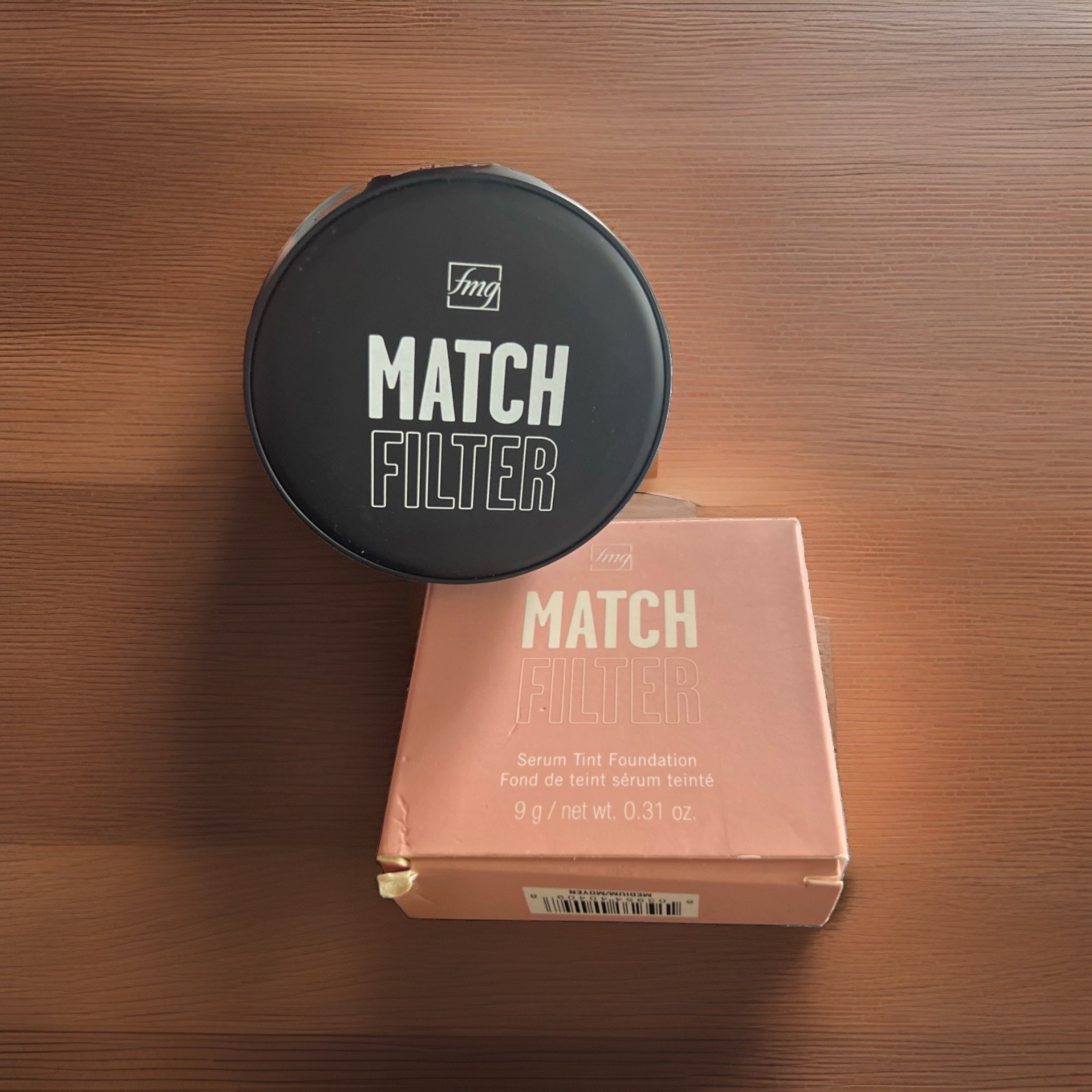 New fmg Match Filter Serum Tint Foundation Compact Medium / Moyen .31oz