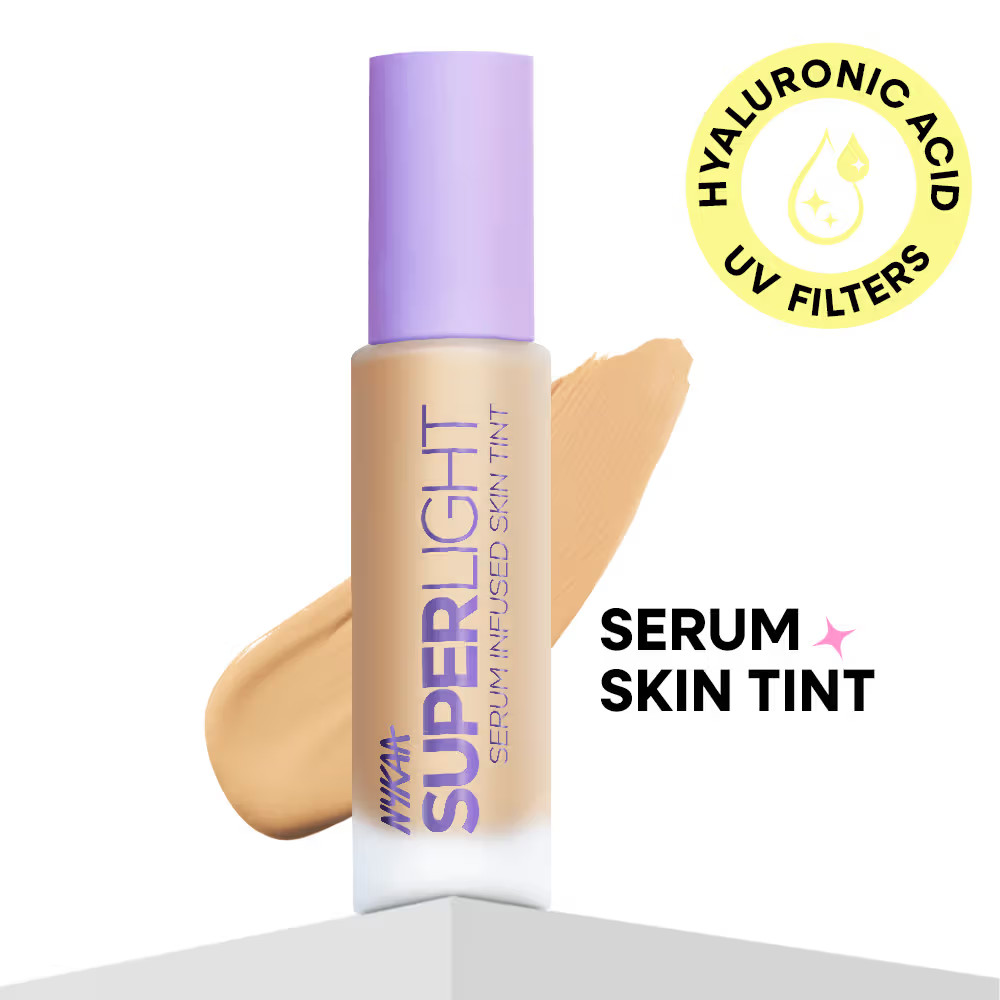 Nykaa Superlight Serum Matte Filter Finish Tint Foundation Multishade FREE SHIP