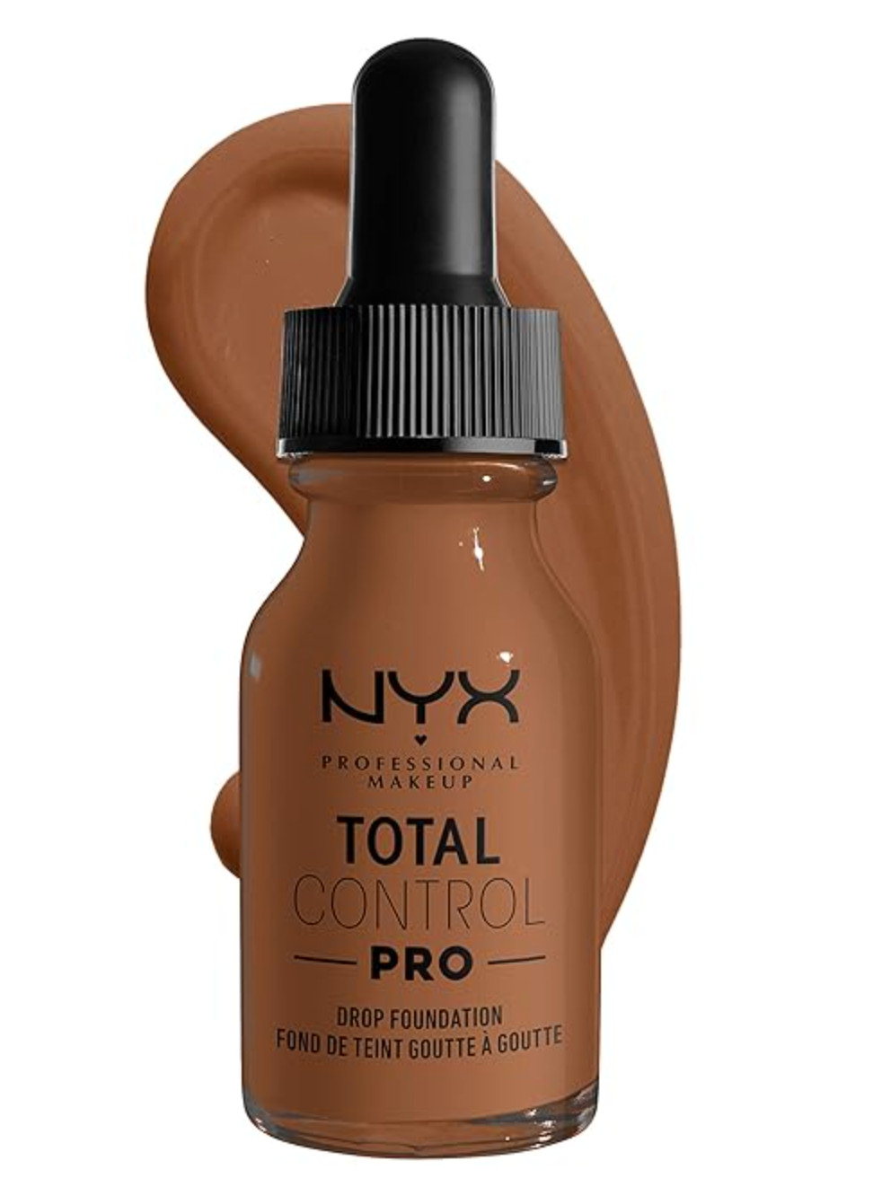 3 NYX Total Control Pro Drop Foundation CAPPUCCINO 17 & SIENNA 17.5 NEW