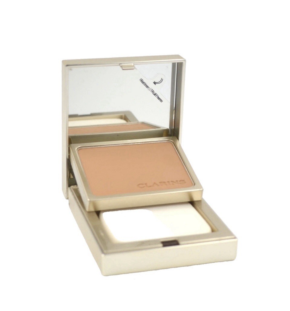 2 Pack Clarins Everlasting Compact Foundation .3oz 118 SIENNA 2 Pcs NIB