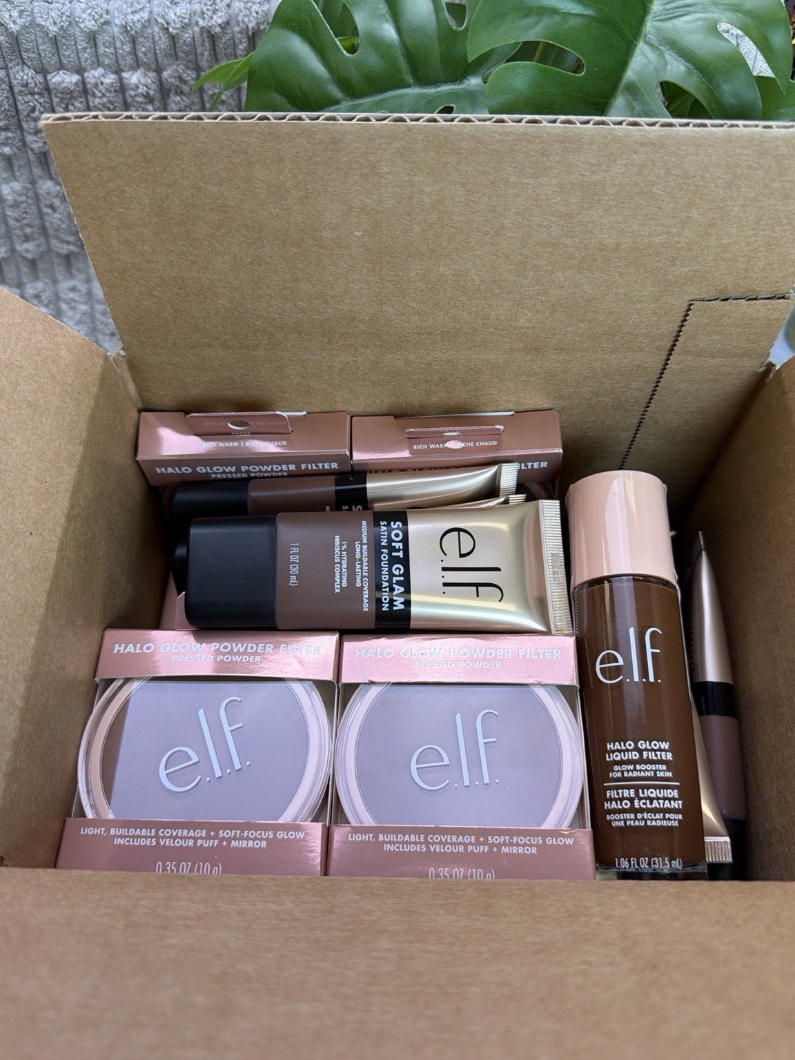 e.l.f Halo Glow & Soft Glam Bundle Lot 18/pc (6/ea) New Makeup Bundle, Rich Warm