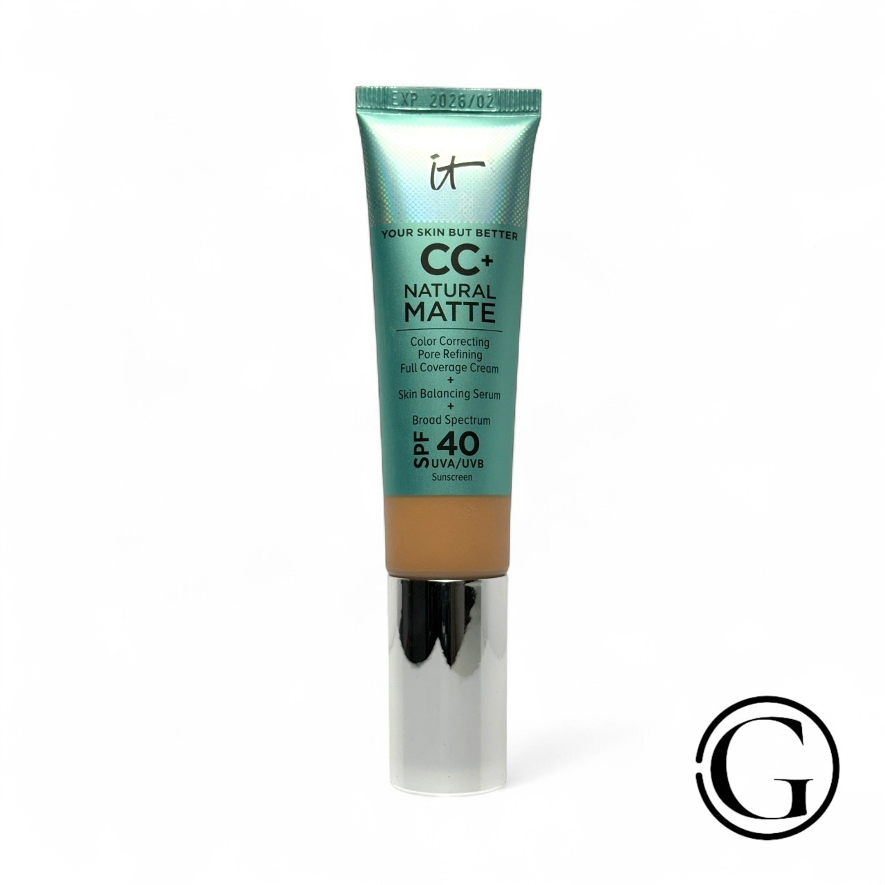 IT COSMETICS CC+ NATURAL MATTE FULL COVERAGE CREAM NEUTRAL TAN 1.08 OZ