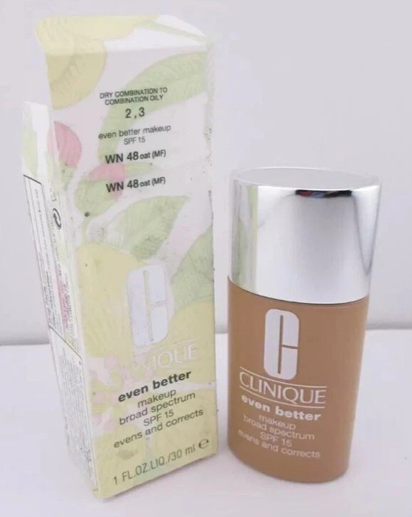 Clinique Even Better Makeup Foundation SPF 15 ~ WN 48 OAT (MF) ~ 30 ml / 1 fl oz