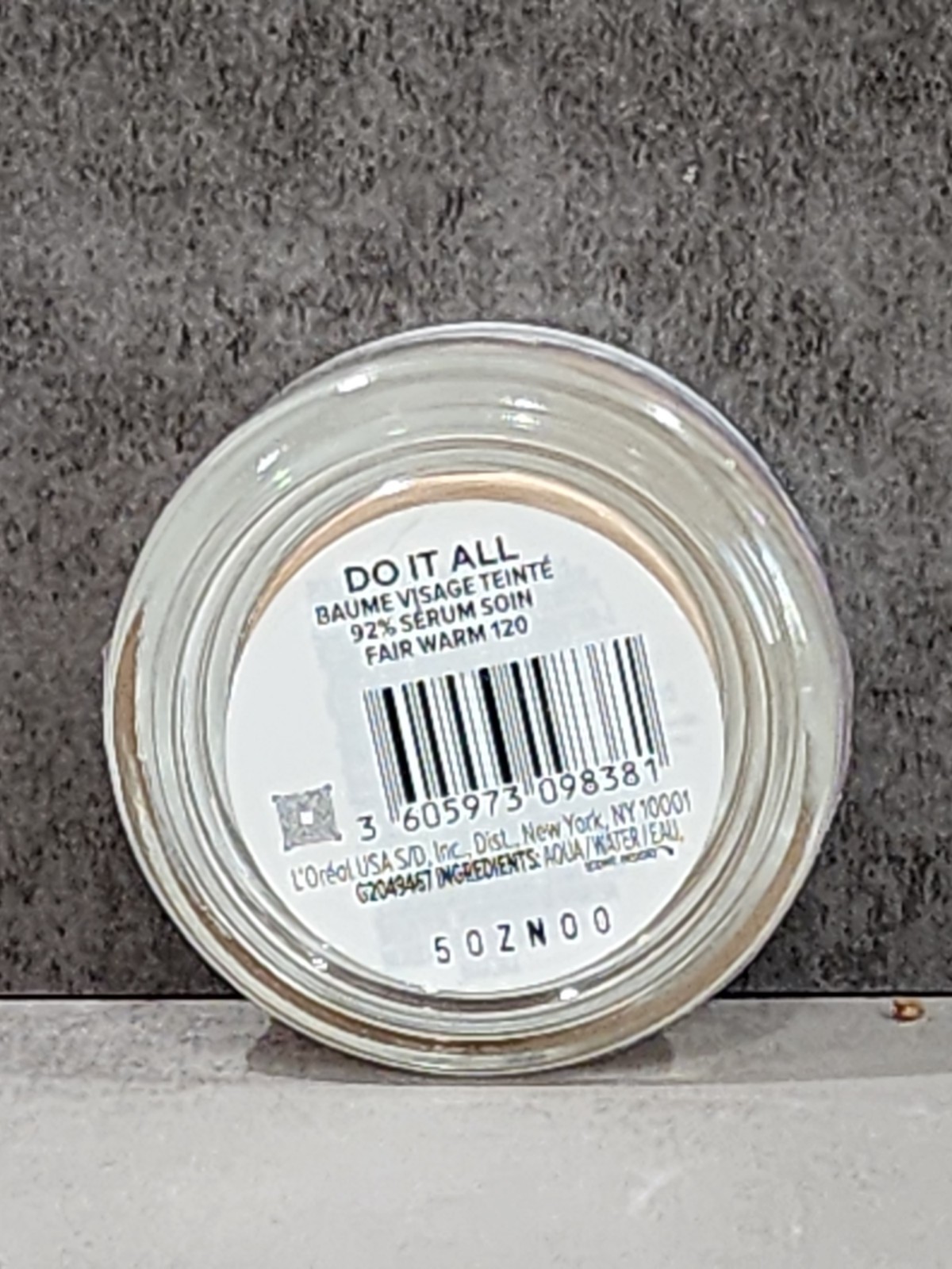 IT Cosmetics Do It All Sheer Tint Face Balm FAIR WARM 120 0.63 oz/18g NEW SEALED