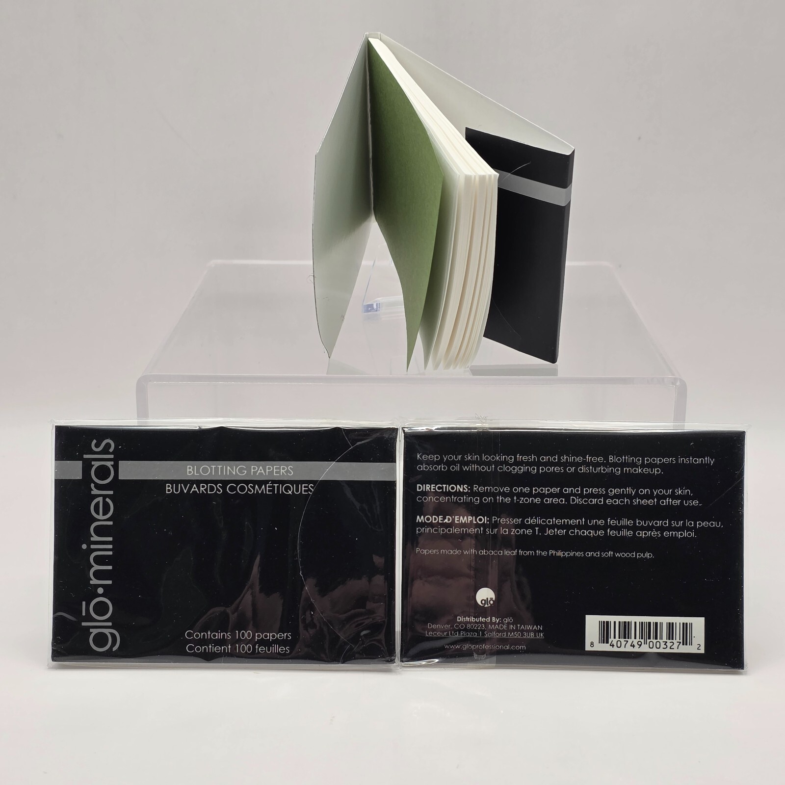 Glo Minerals Blotting Papers – 100 Papers Per Pack – 1 NEW Sealed Pack