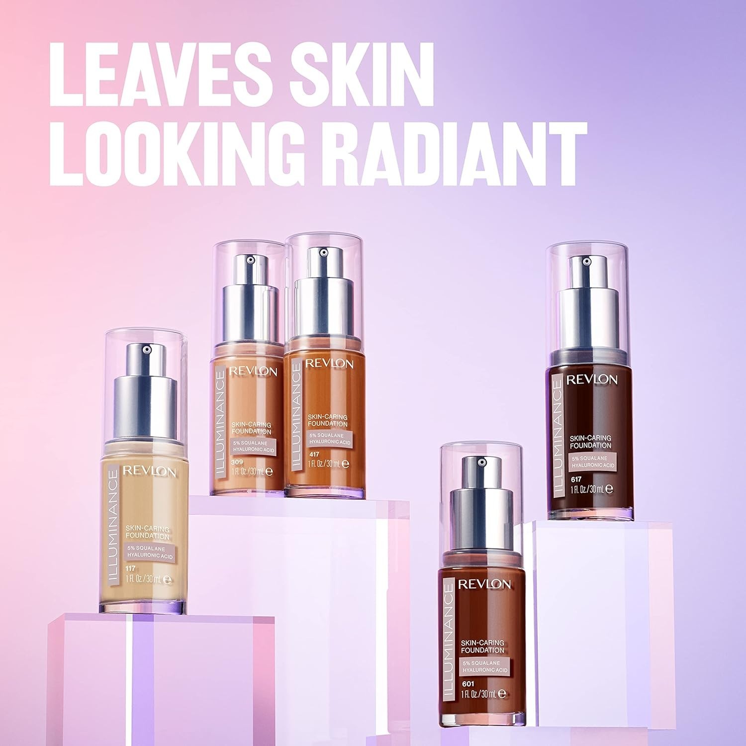 Revlon Illuminance Skin-Caring Foundation 5% Hyaluronic Acid You Choose