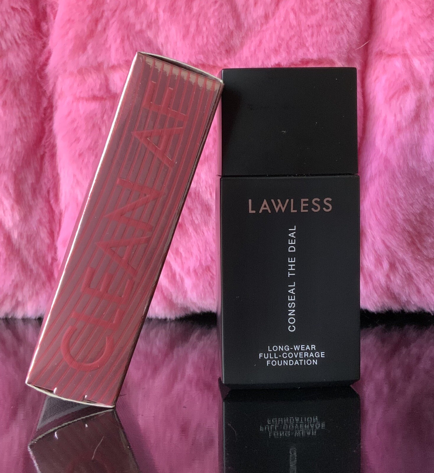 Lawless Full Coverage Buildable Foundation Makeup Shade Suede; Beige Cool