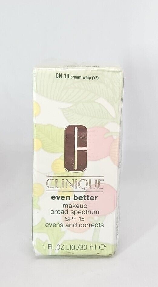Clinique EVEN BETTER Makeup Foundation 1 oz – CN 18 CREAM WHIP (VF) NEW