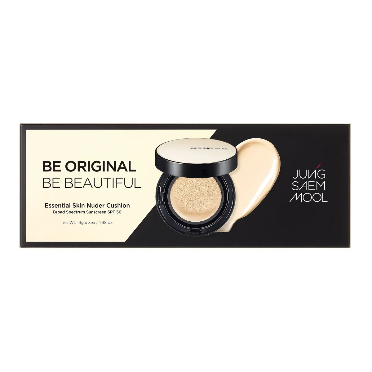 Jung Saem Mool Essential Skin Nuder Cushion Bundle set 14g +(2) Refill Medium