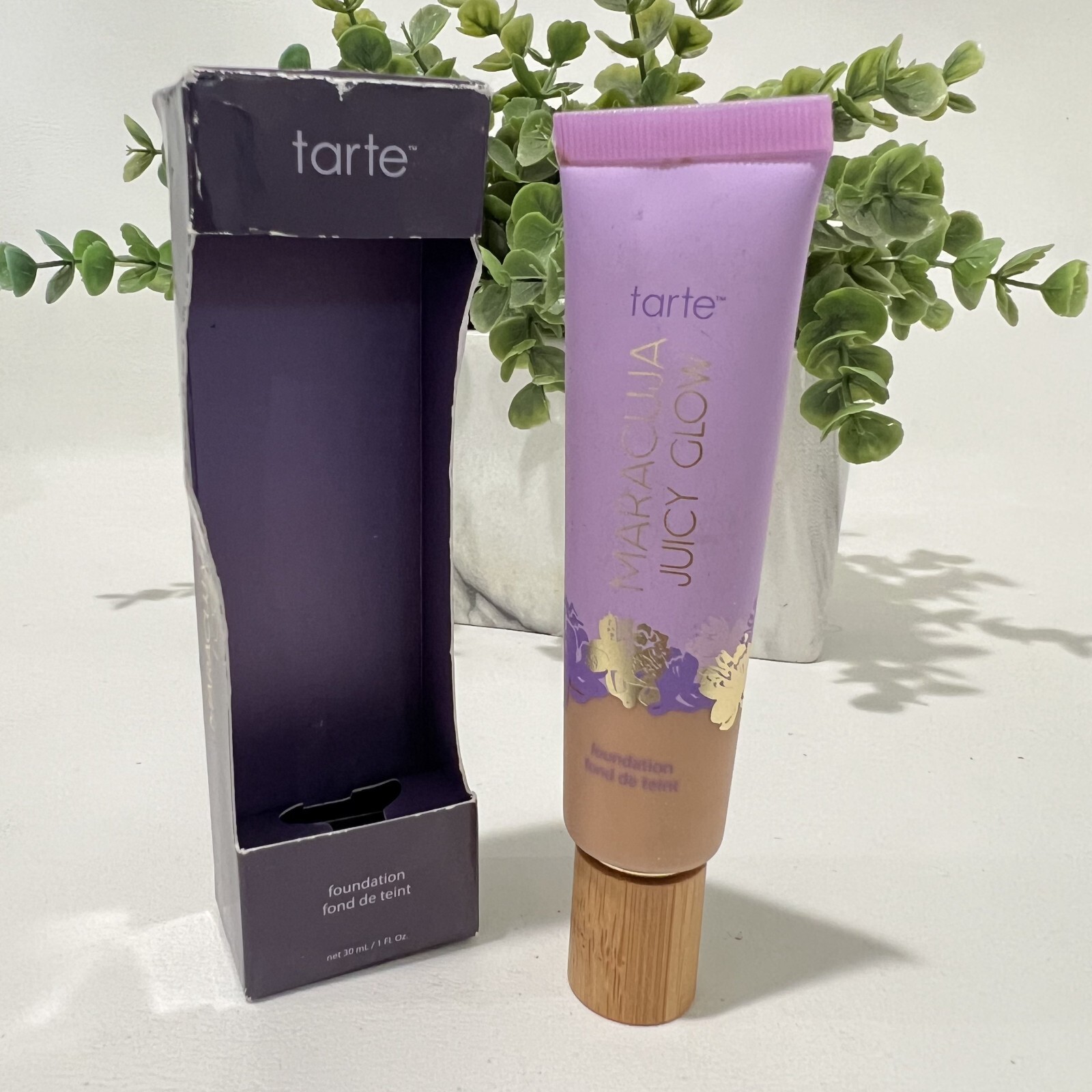 Tarte Maracuja Juicy Glow Foundation – 36S MEDIUM-TAN SAND – 30ml/1FL.Oz