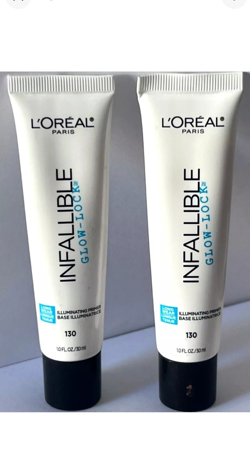 LOREAL PARIS INFALLIBLE MATTE-LOCK ILLUMINATING PRIMER 130 PACK OF 2