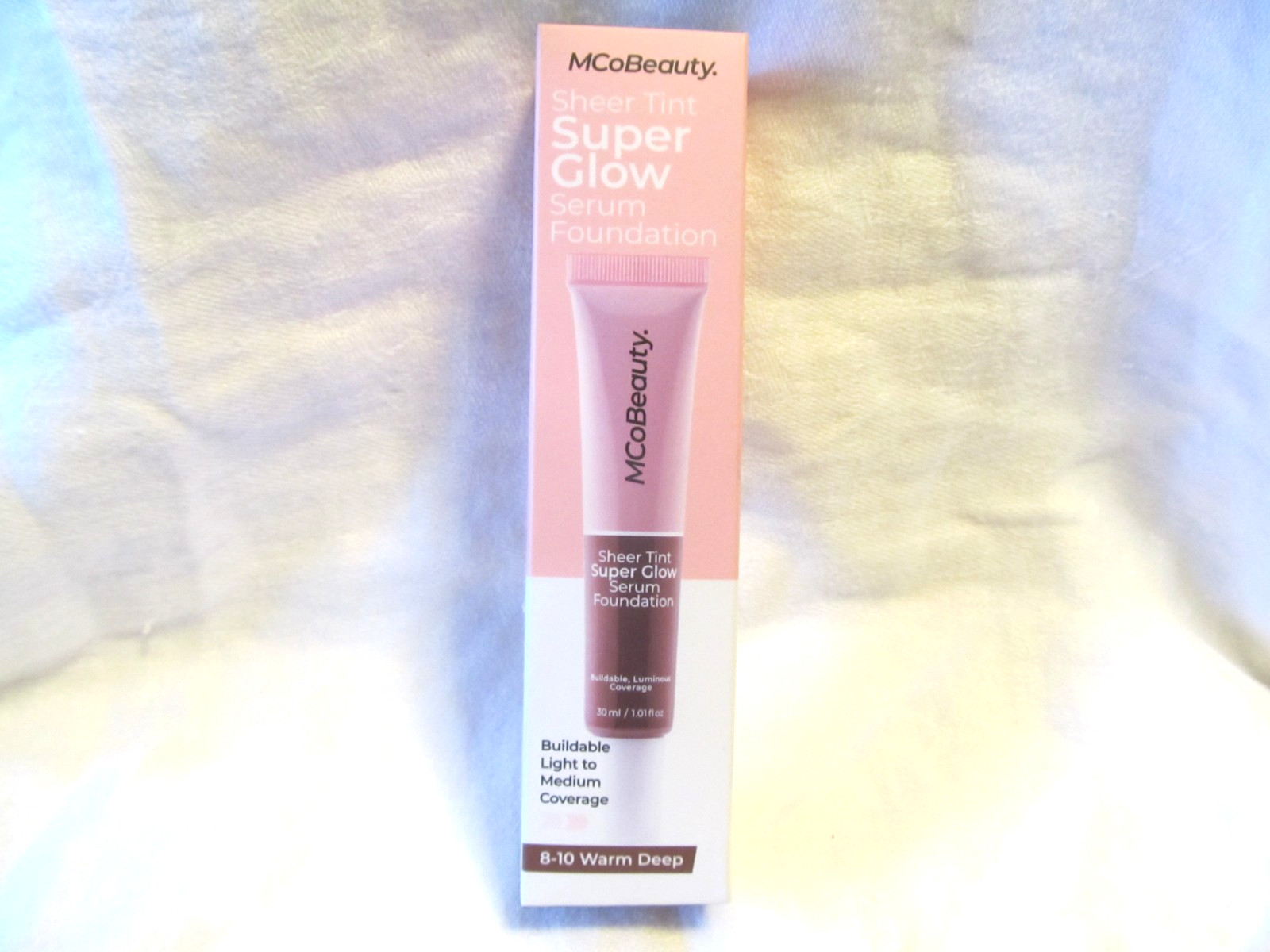 MCo Beauty Sheer Tint Super Glow 8-10 Warm Deep Serum Foundation