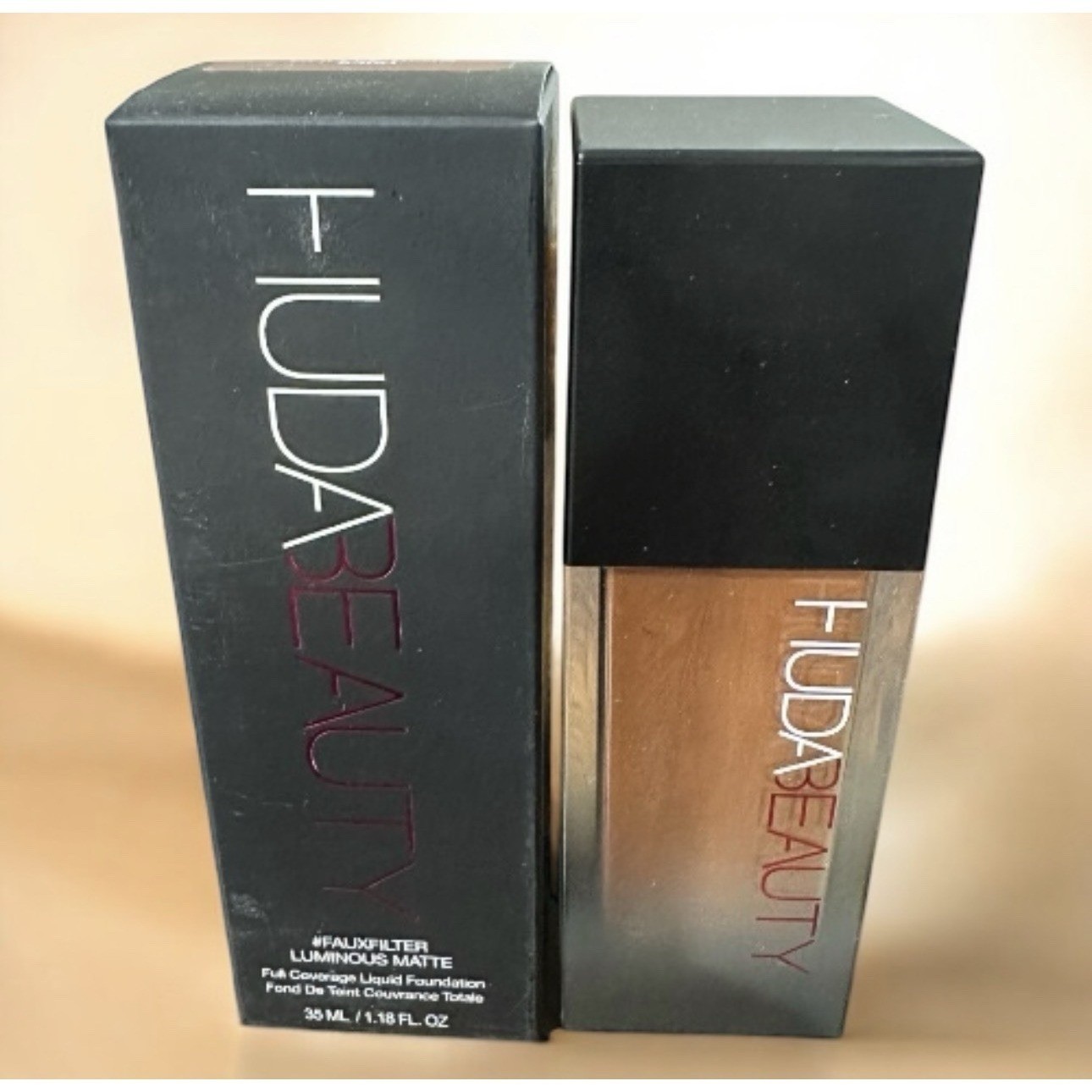 Huda Beauty Fauxfilter Luminous Matte Liquid Foundation Coffee Bean 530R