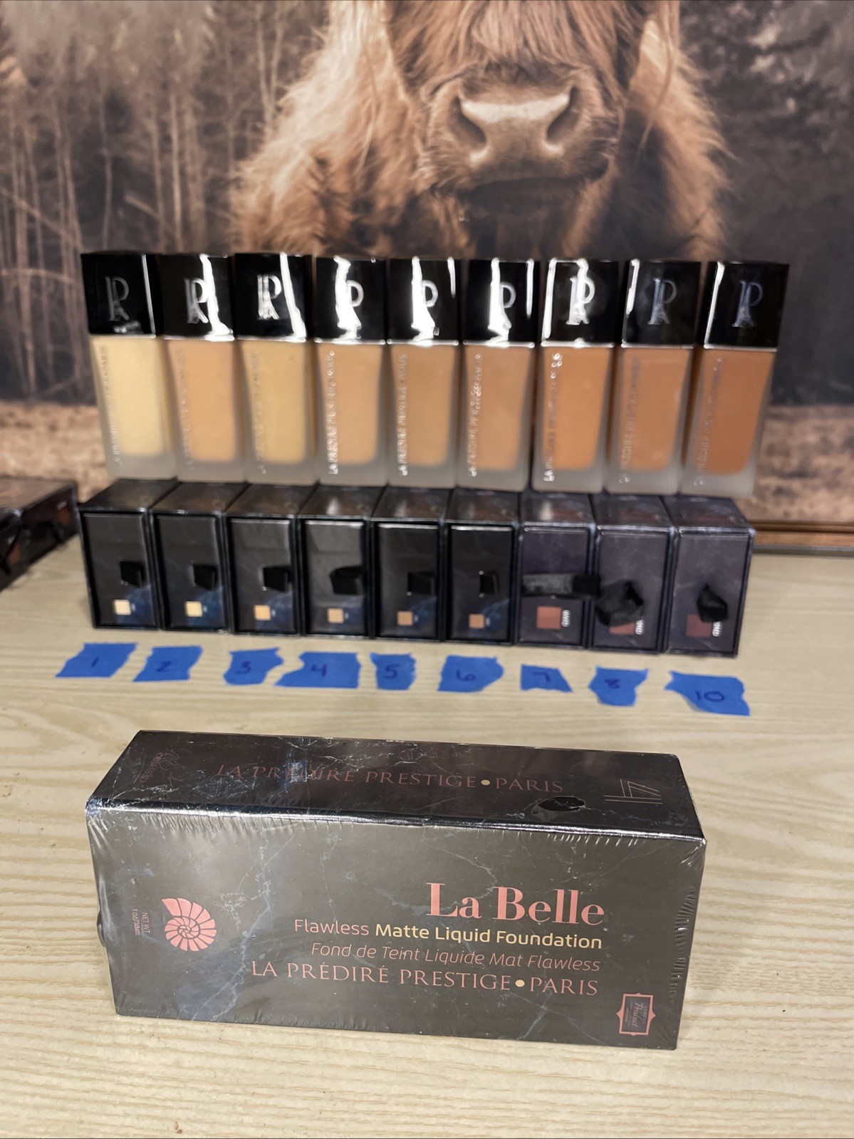 La Belle Flawless Matte Liquid Foundation Shade #6