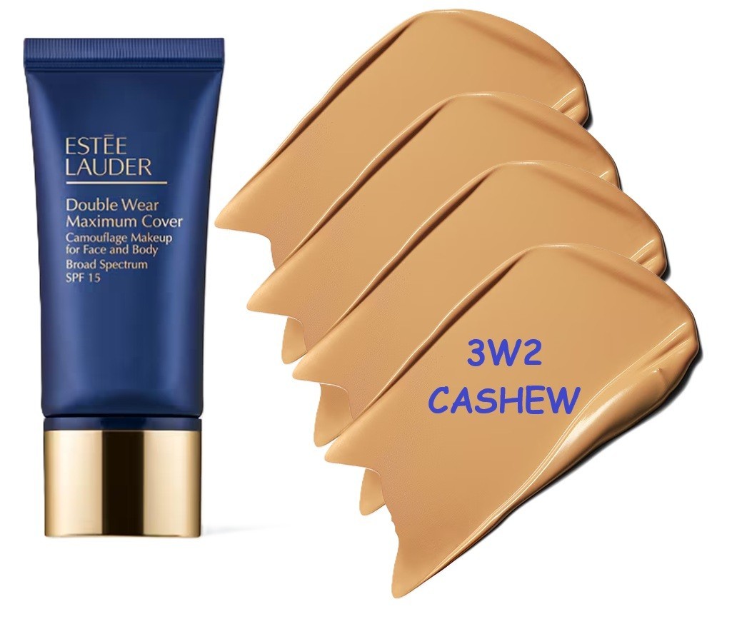 Estee Lauder Double Wear 3W2 CASHEW Maximum Cover Camouflage Makeup 1.0 OZ NIB