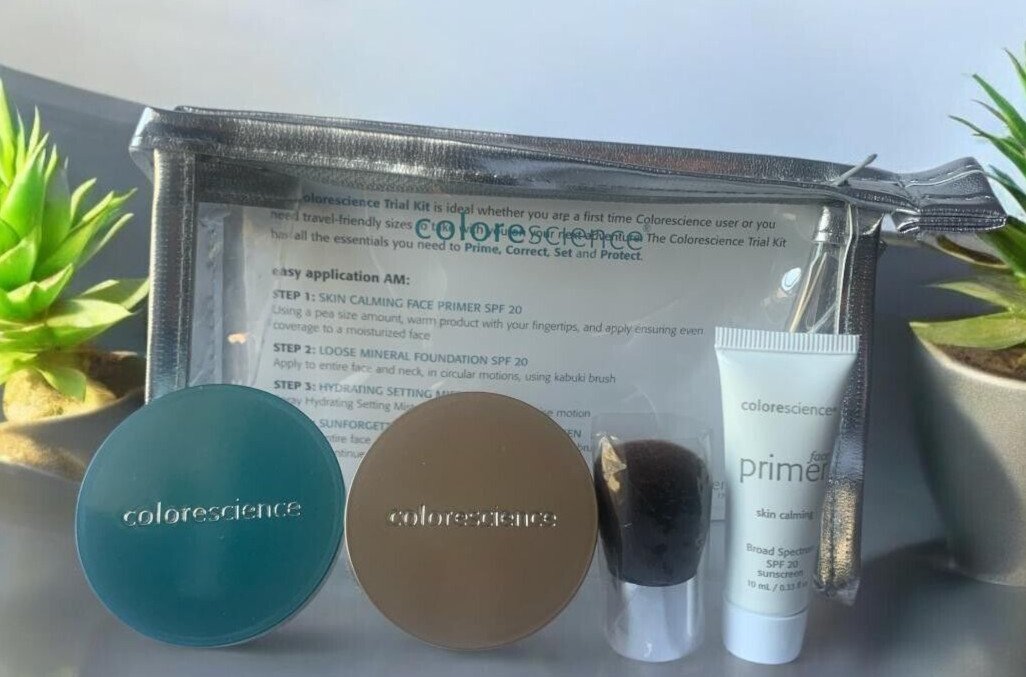 Colorescience Travel Set: Sunscreen SPF 30 – MEDIUM, Loose – California Girl, Br