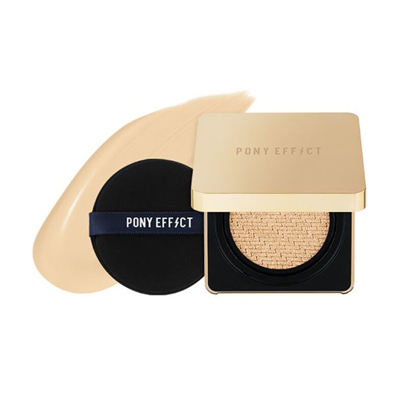 PONY EFFECT Coverstay Cushion Foundation EX 15g+15g SPF50+/PA++++ Memebox Tan