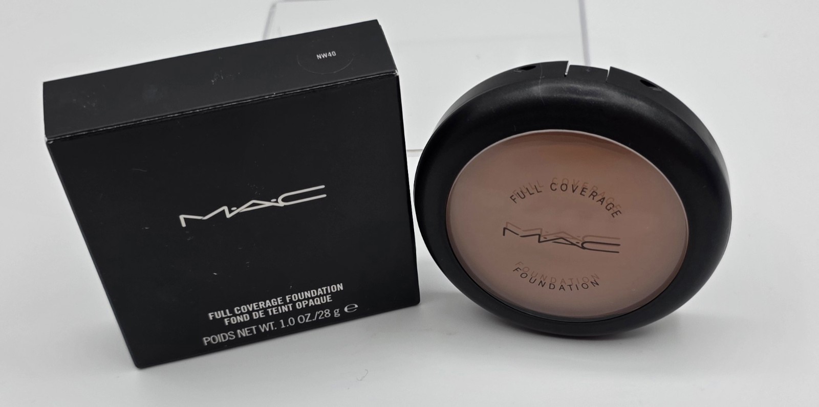 NEW Mac Full Coverage Cream Foundation 1.0 OZ 28g NW40