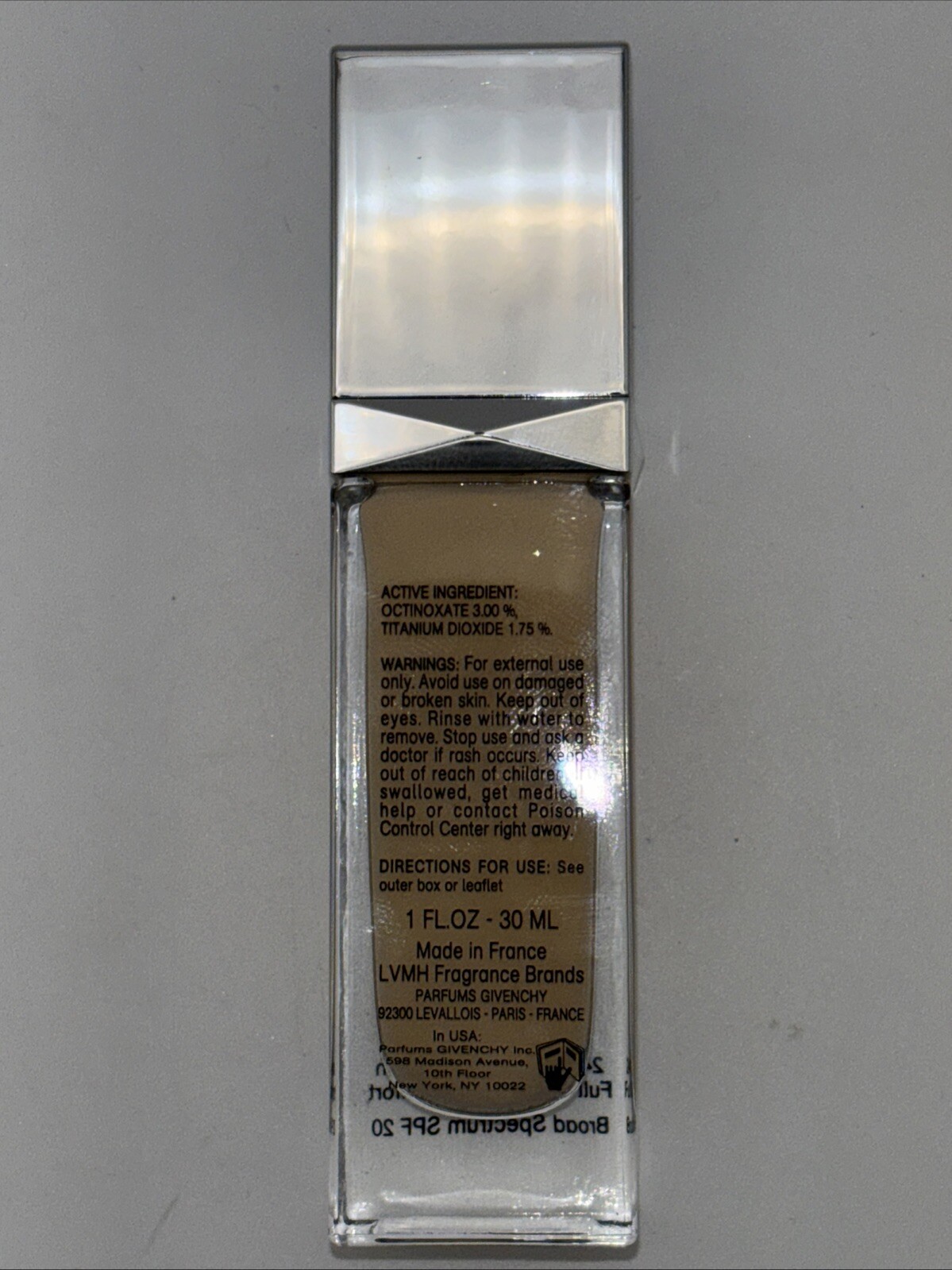 Givenchy Teint Couture Everwear Foundation Spf 20, 1oz