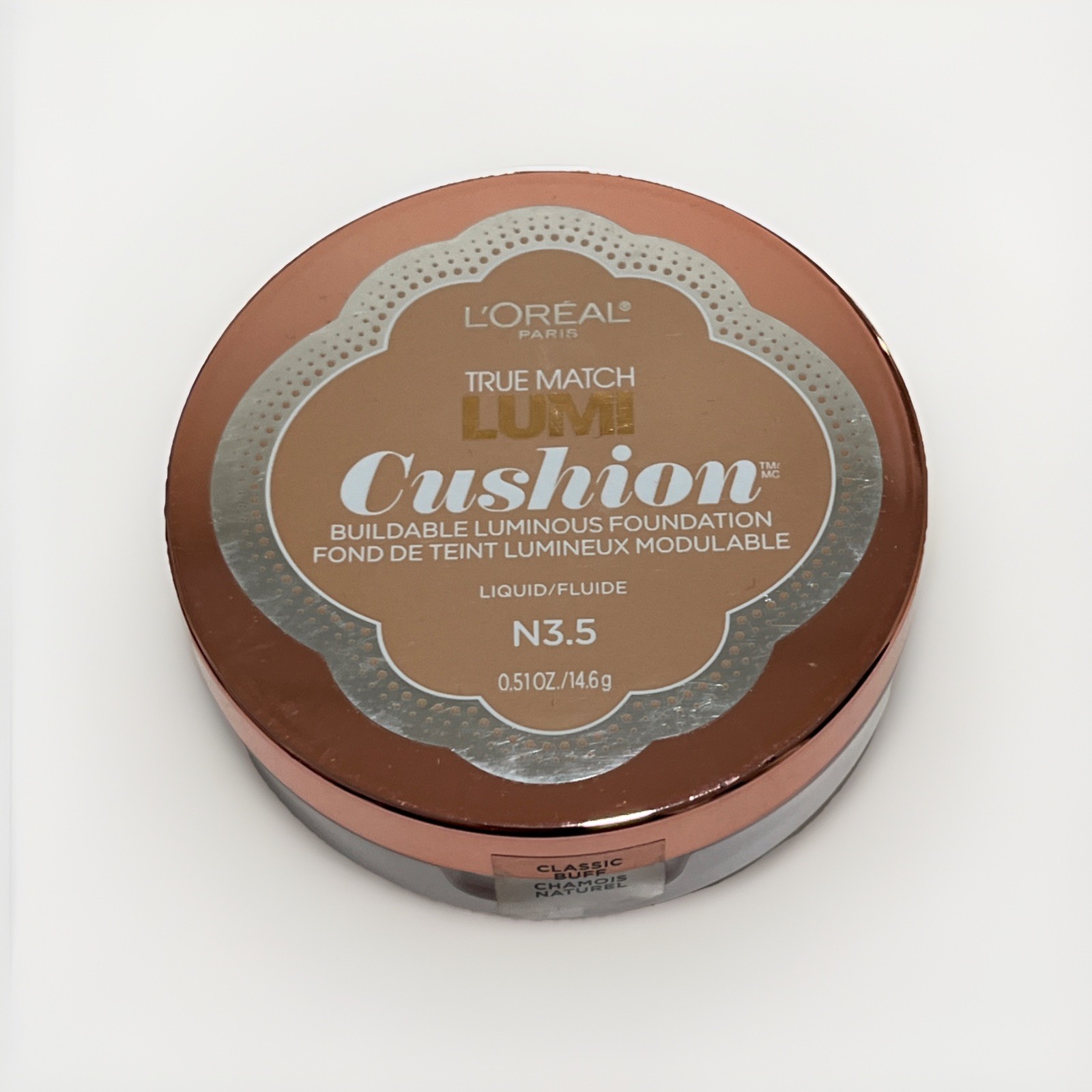 L’Oréal True Match Lumi Cushion Buildable Foundation #N3.5-Classic Buff
