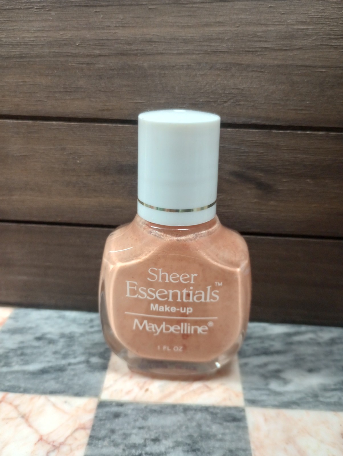Rare Vintage Maybelline Sheer Essentials NATURAL BEIGE Make-Up 1 fl oz NOS