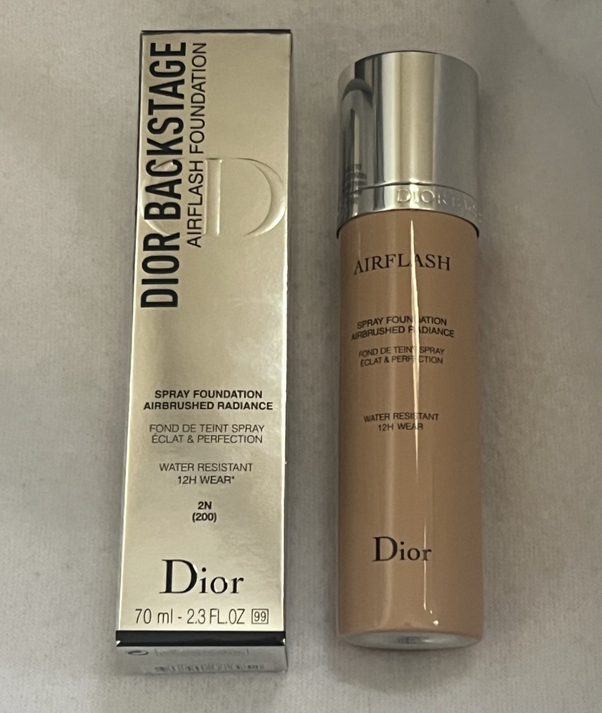 Dior Backstage Airflash Spray Foundation # 200 – 2.3 oz/70 ml Authentic NIB