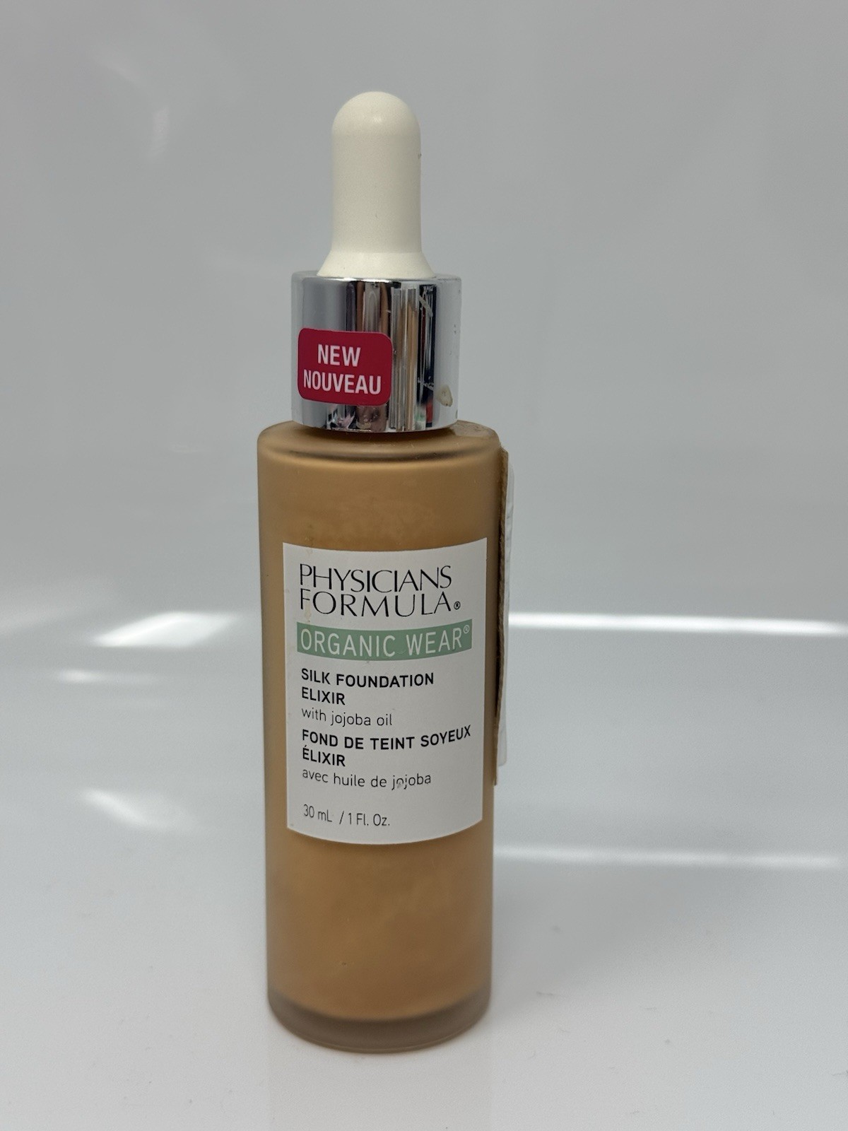 Physicians Formula 05 Medium Organic Wear Silk Foundation Elixir, 1 Oz New