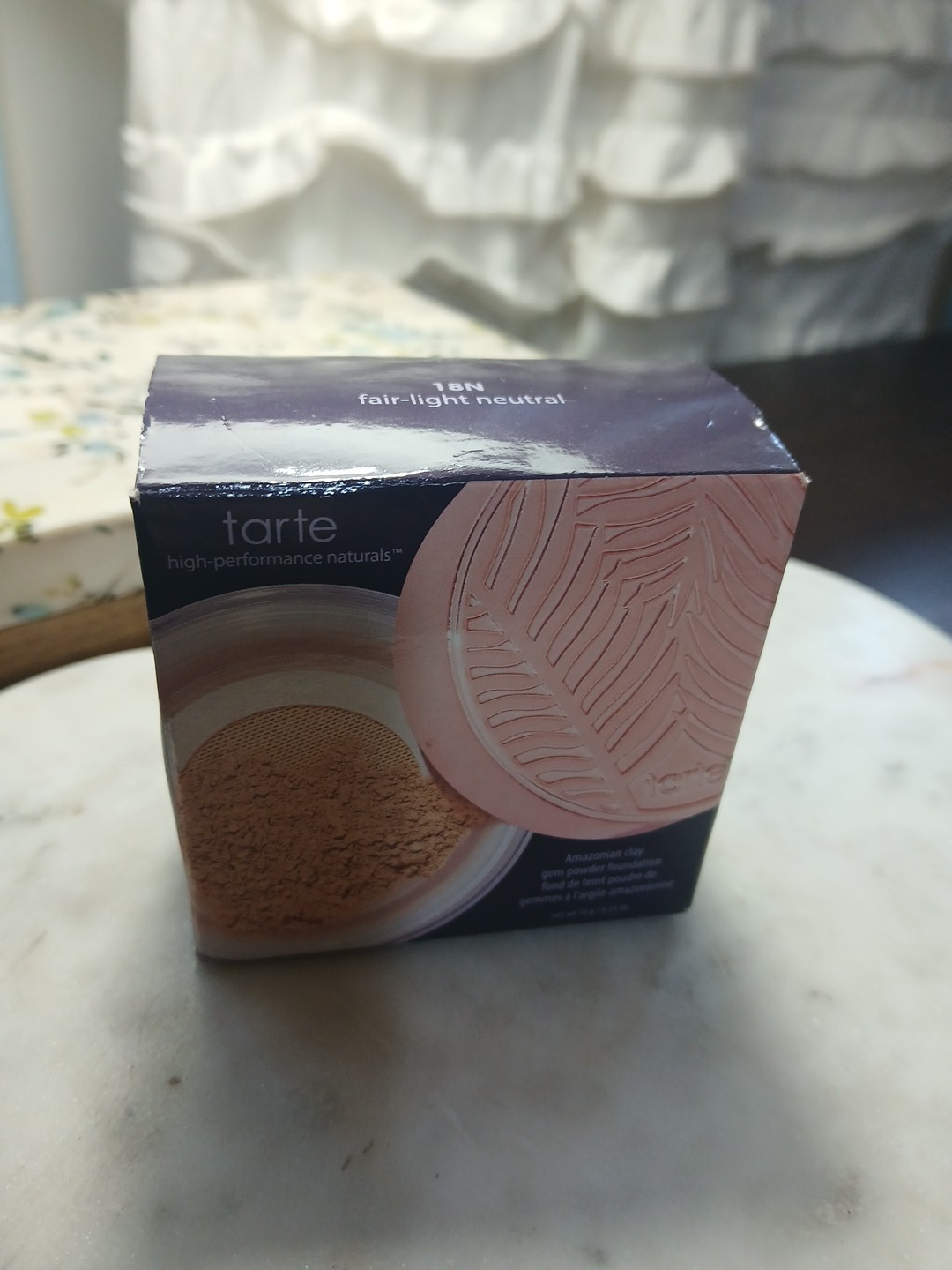 Tarte Amazonian Clay Gem Powder Foundation 0.35oz 18N Fair-Light Neutral NEW